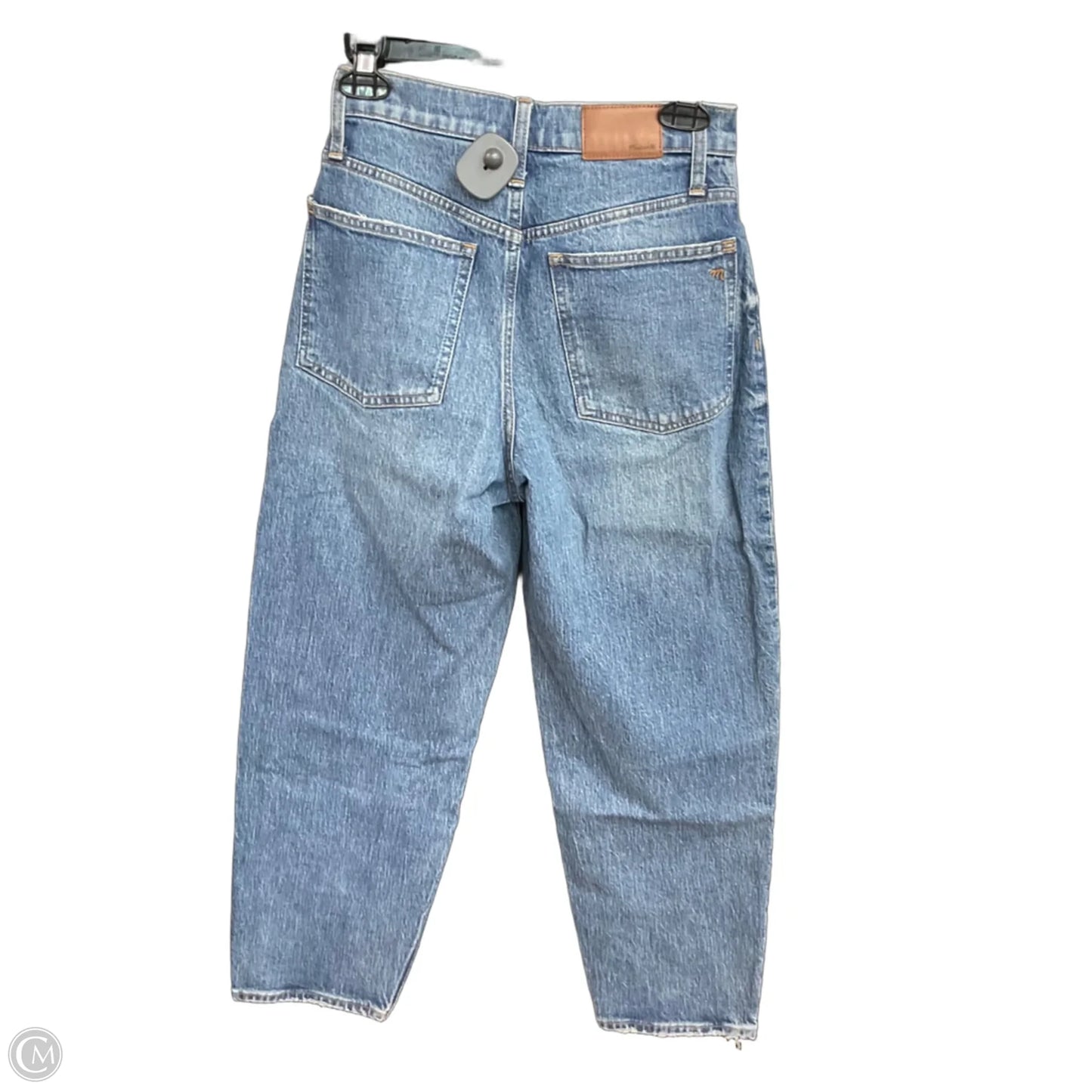 Jeans Straight By Madewell In Blue Denim, Size: 0