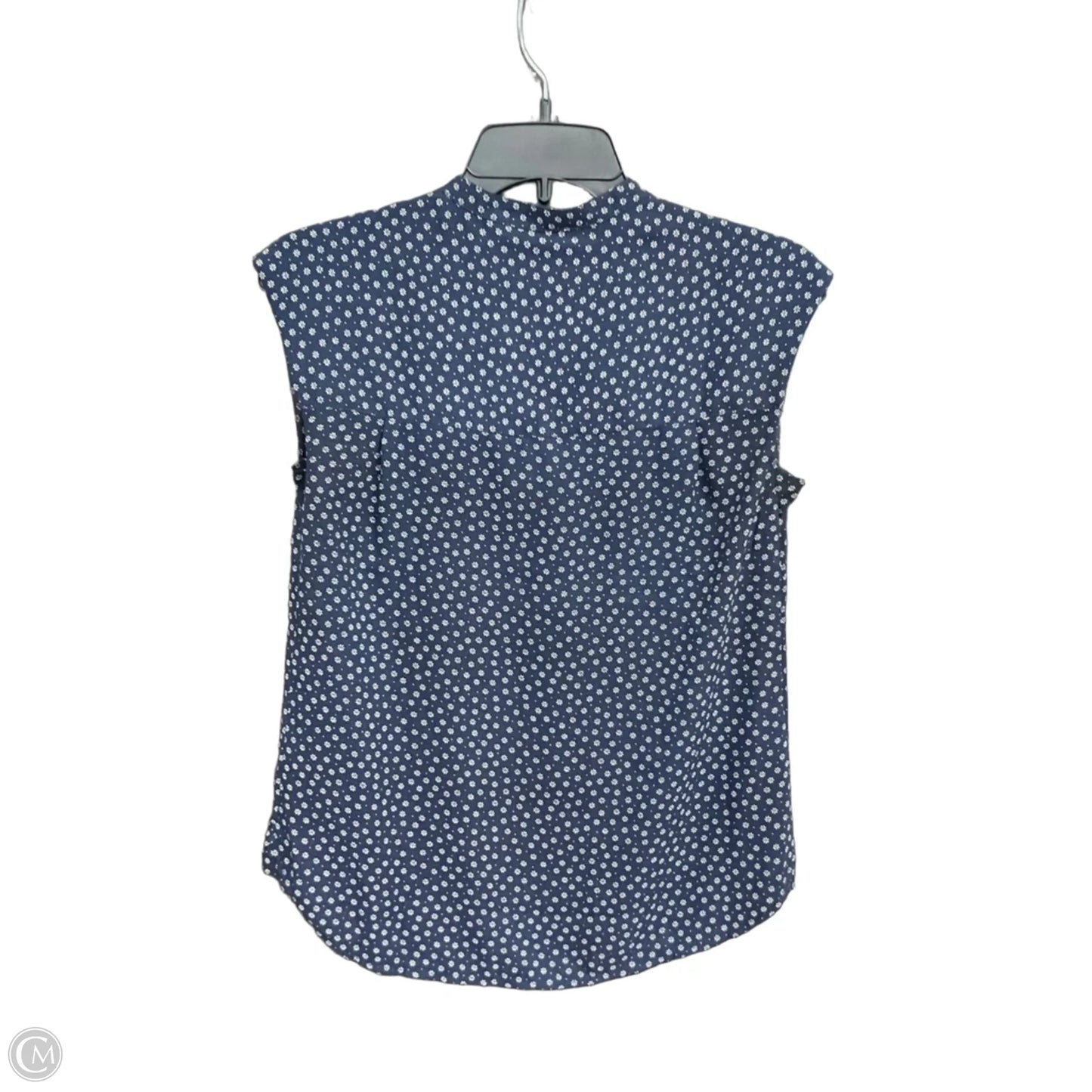 Top Sleeveless By Express In Navy, Size: Xxs