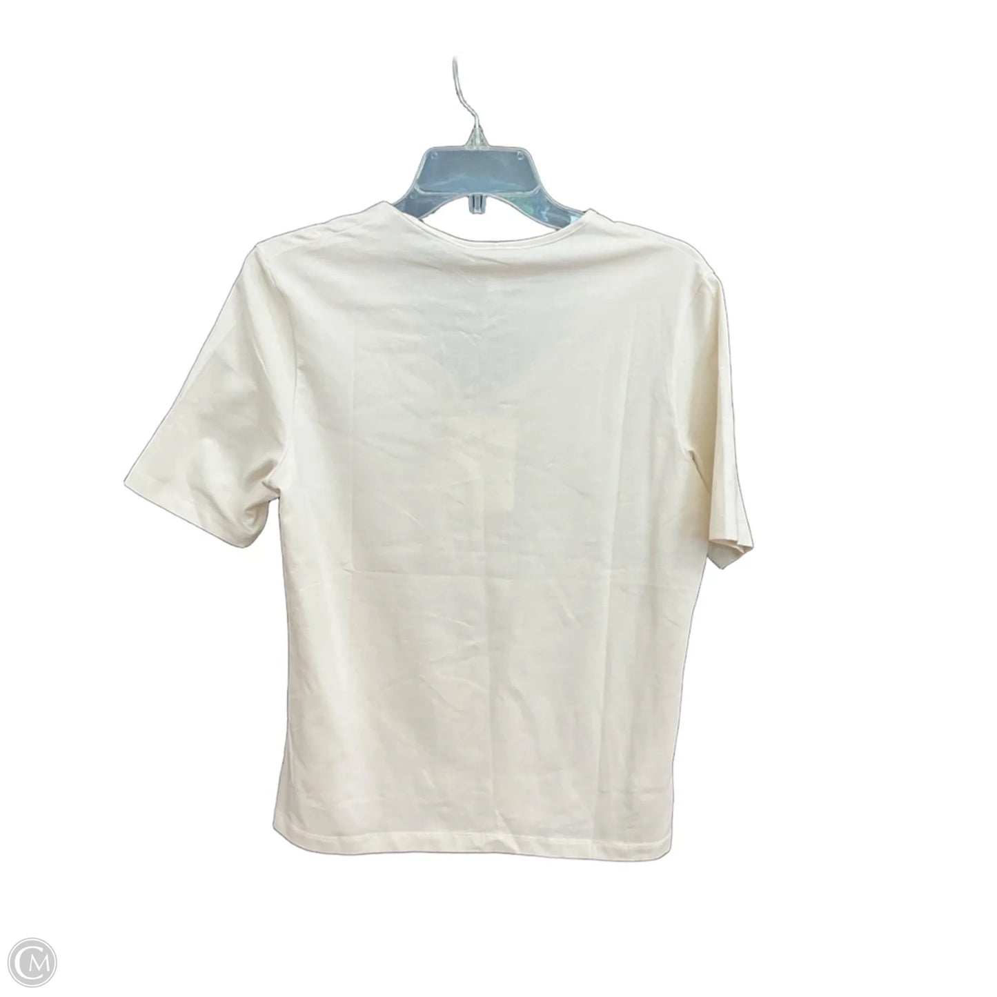 Top Short Sleeve By Cos In Cream, Size: S