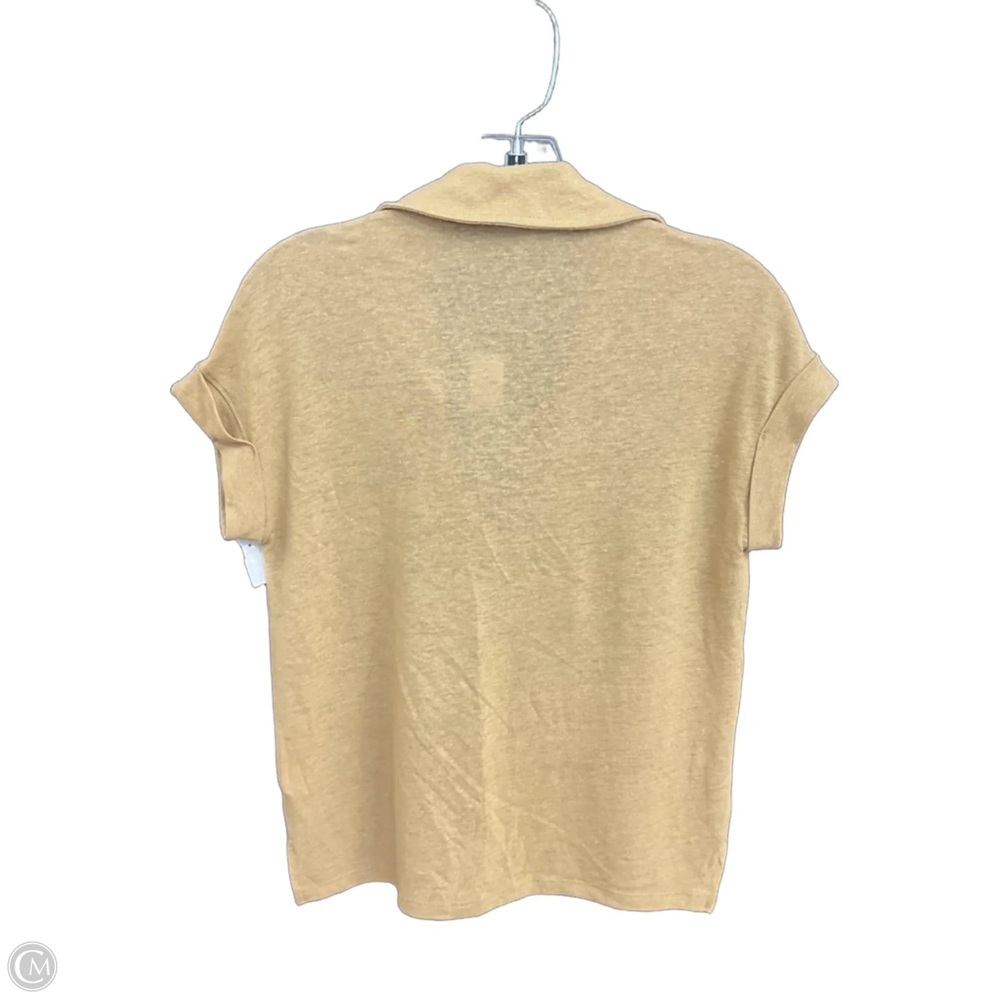 Top Short Sleeve By Banana Republic In Brown, Size: Xxs