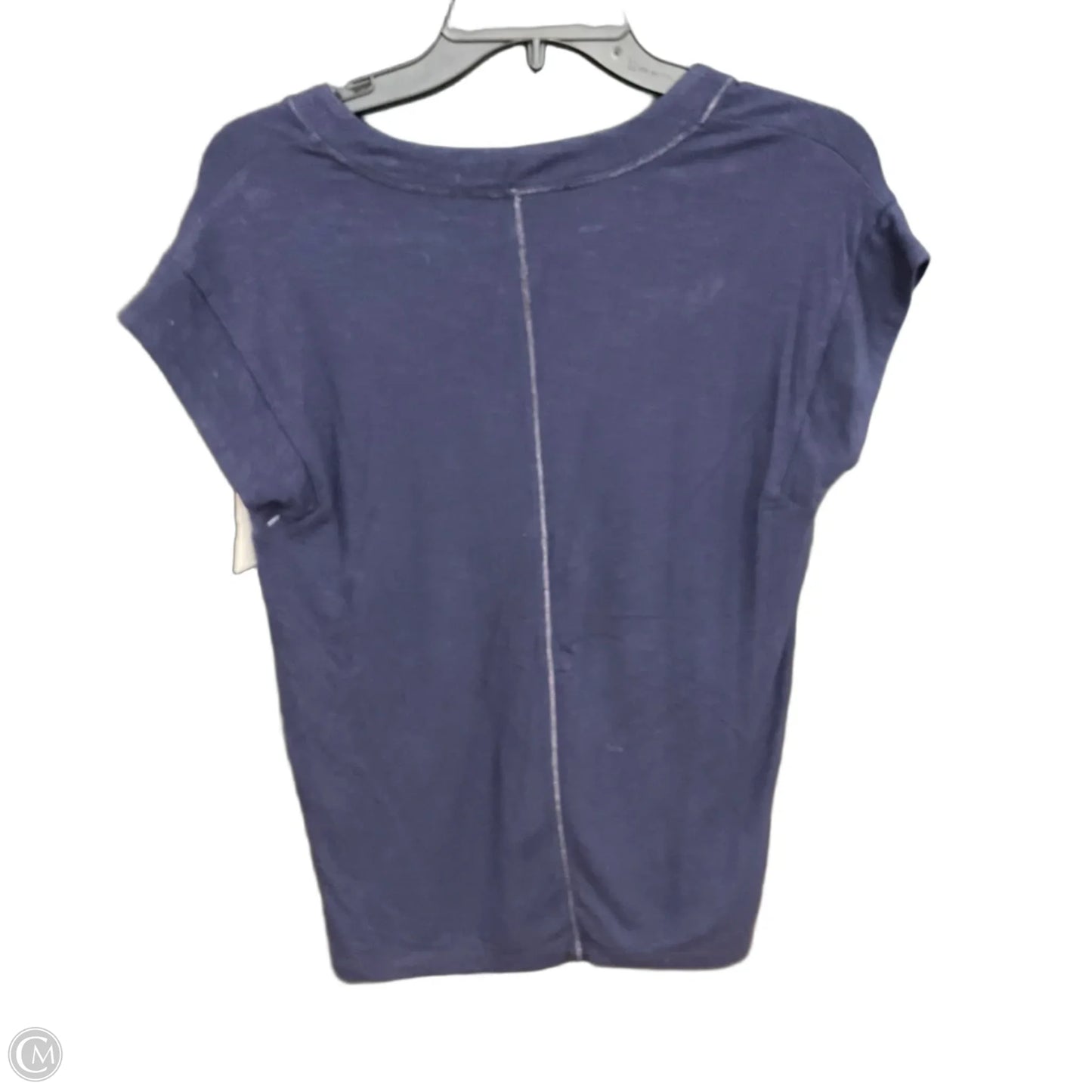 Top Short Sleeve By White House Black Market In Navy, Size: Xs