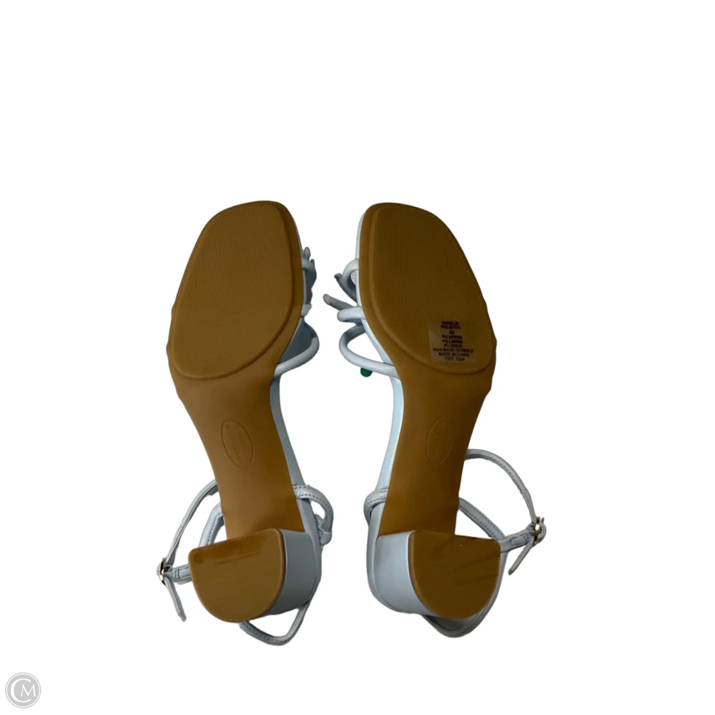 Sandals Heels Block By Anne Klein In Blue, Size: 8