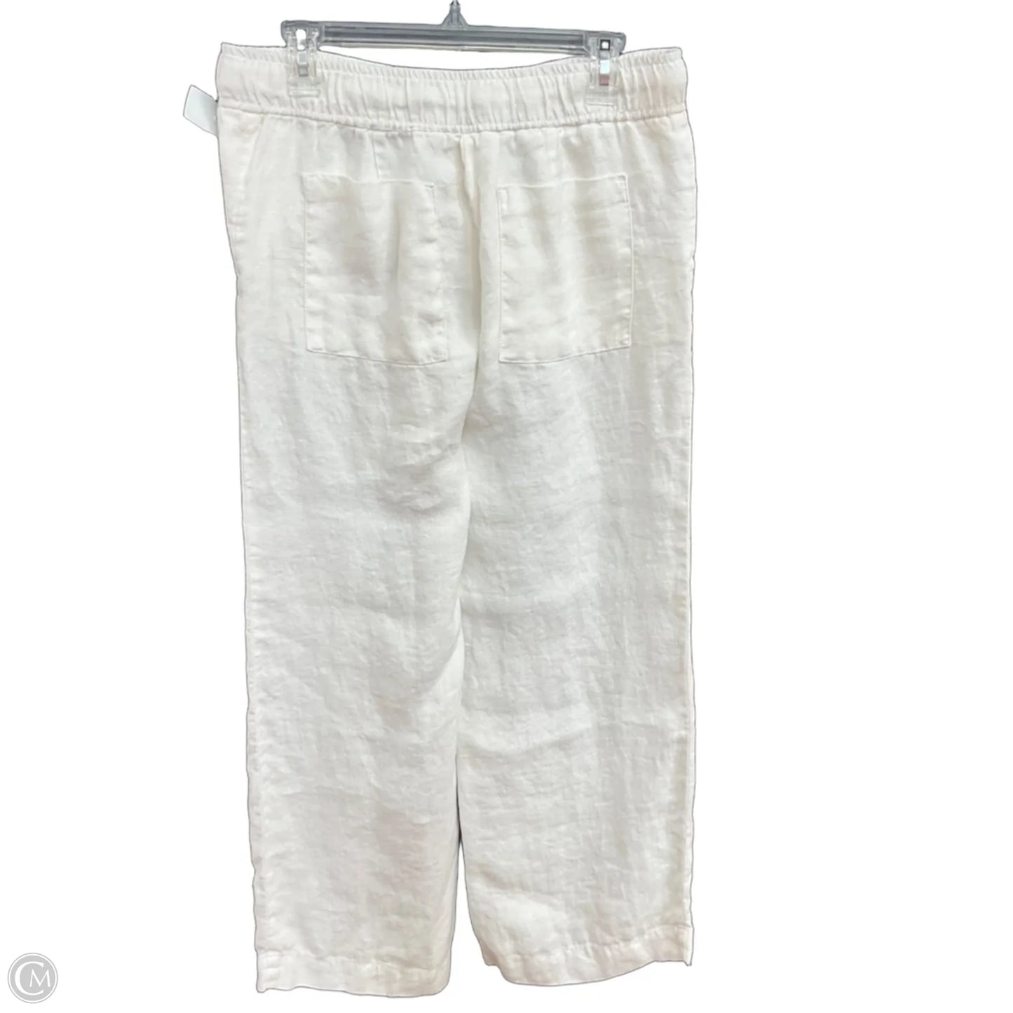 Pants Linen By Loft In White, Size: 4