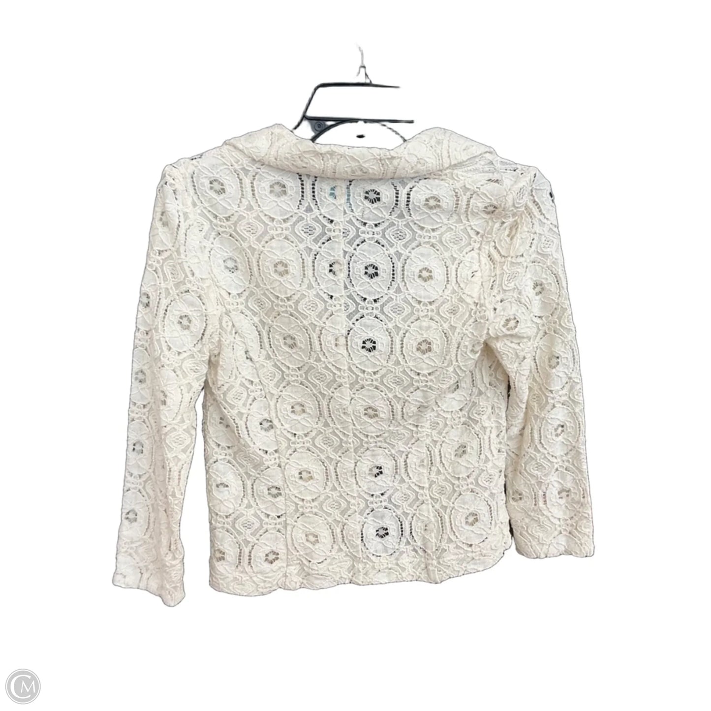 Blazer By Cynthia Rowley In Cream, Size: S