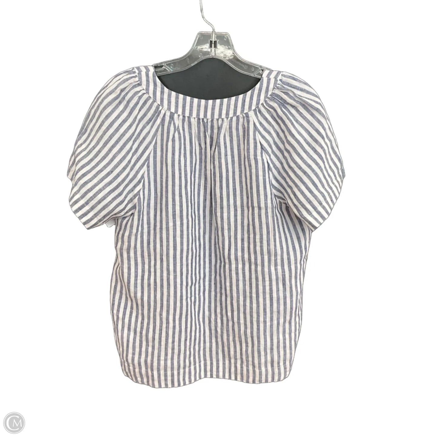 Top Short Sleeve By J. Crew In Striped Pattern, Size: S