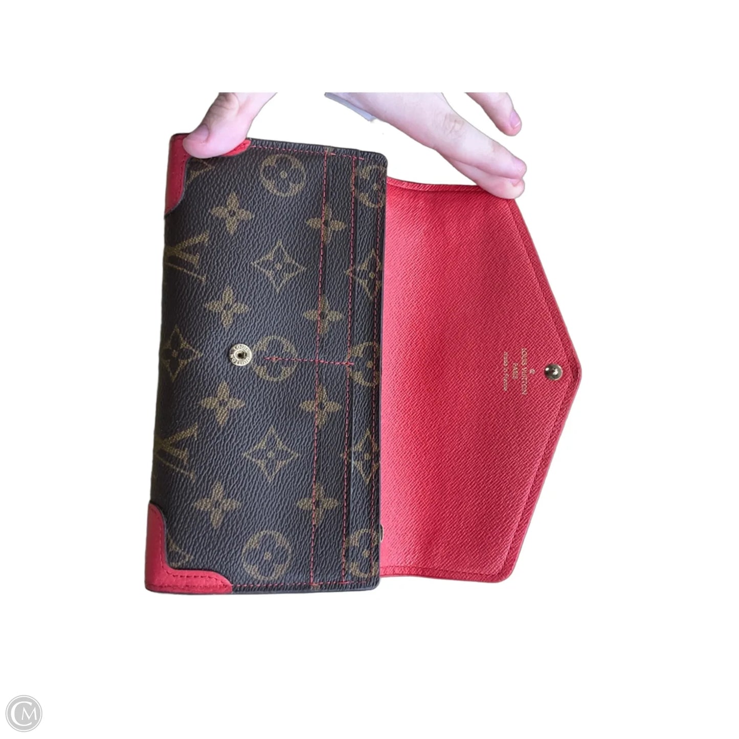 Wallet Luxury Designer By Louis Vuitton, Size: Large