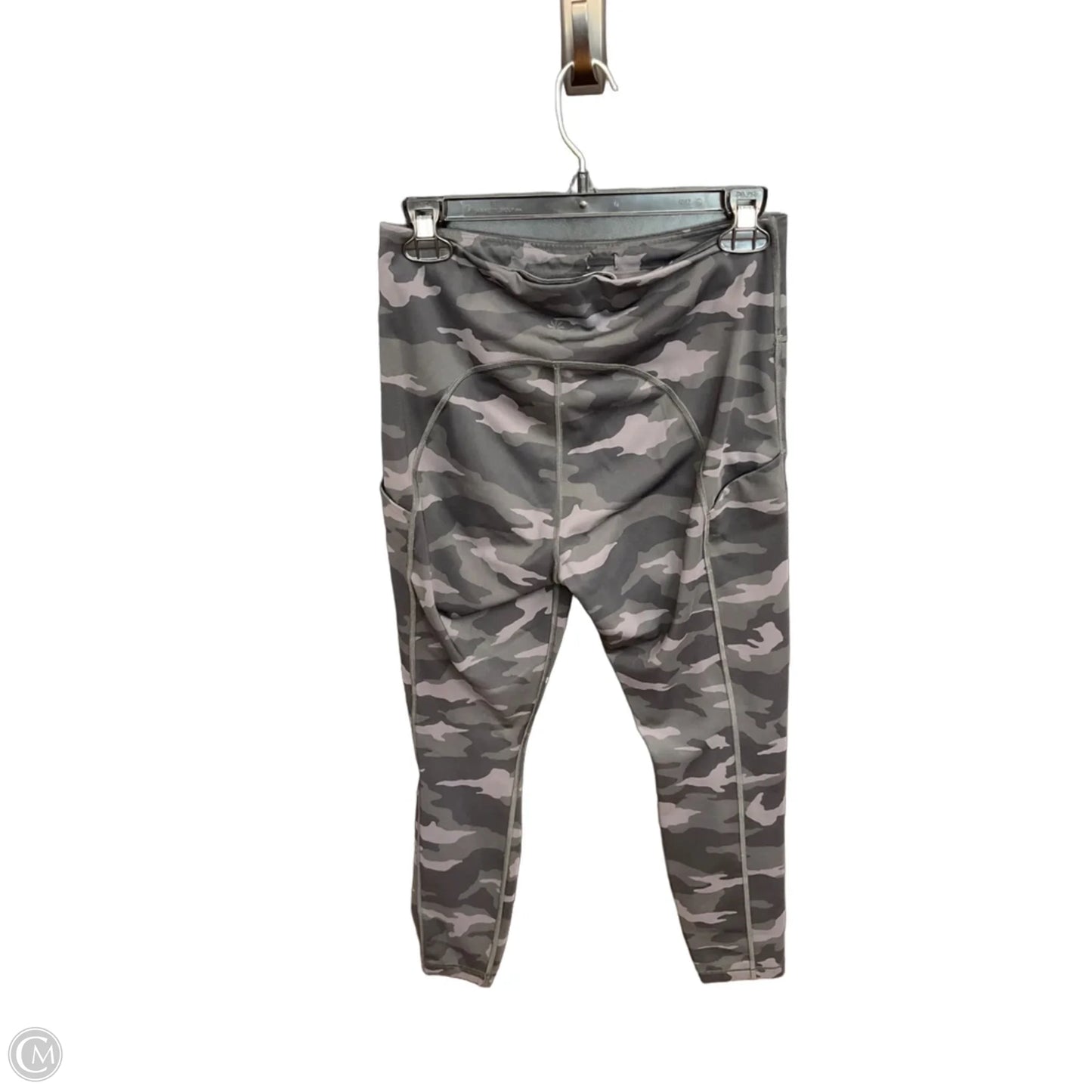 Athletic Leggings By Athleta In Camouflage Print, Size: M