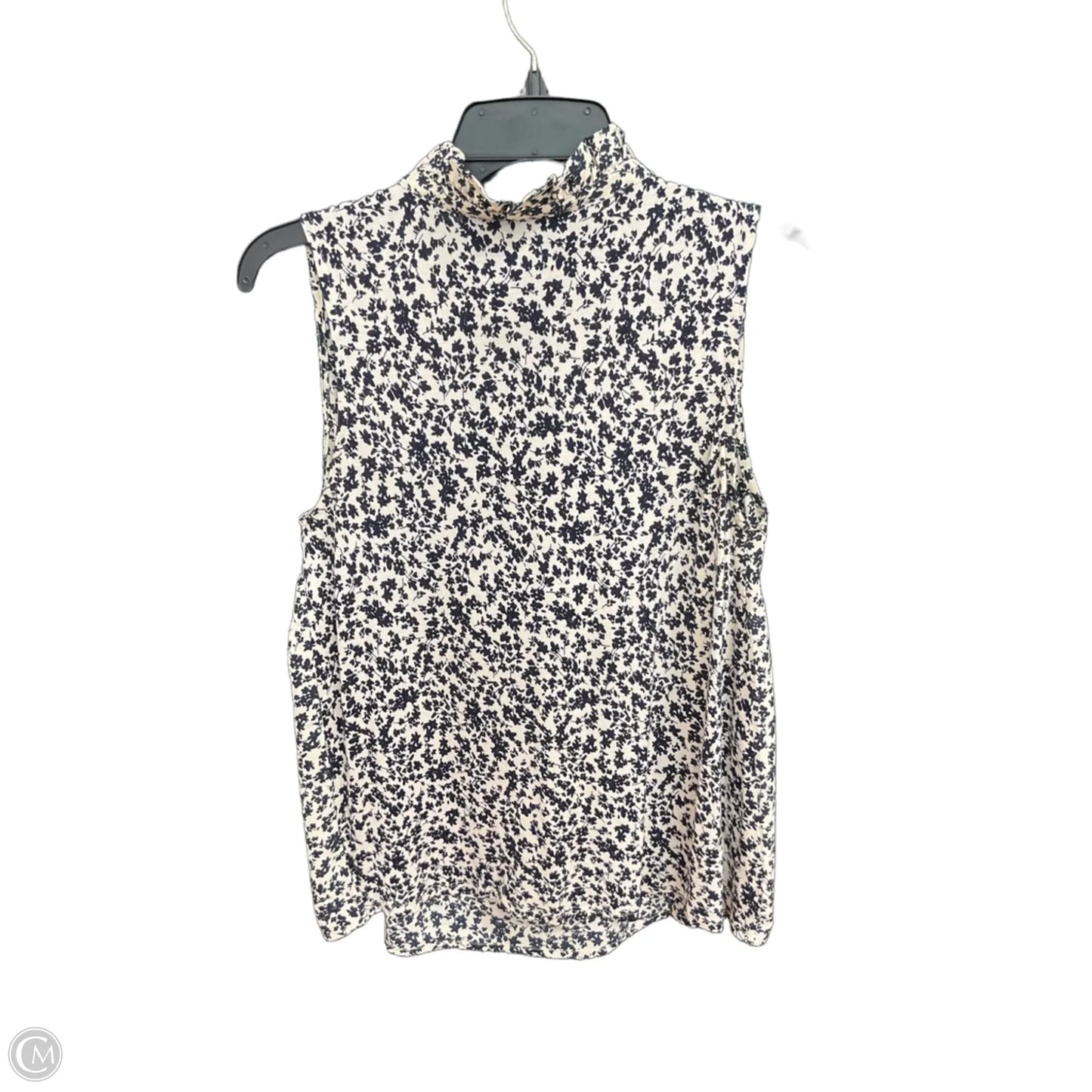 Top Sleeveless By Loft In Blue, Size: S
