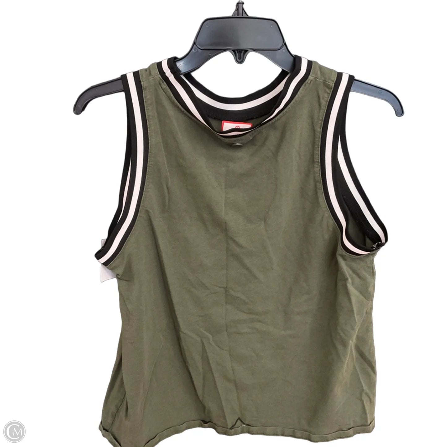 Top Sleeveless By Hunter In Green, Size: L