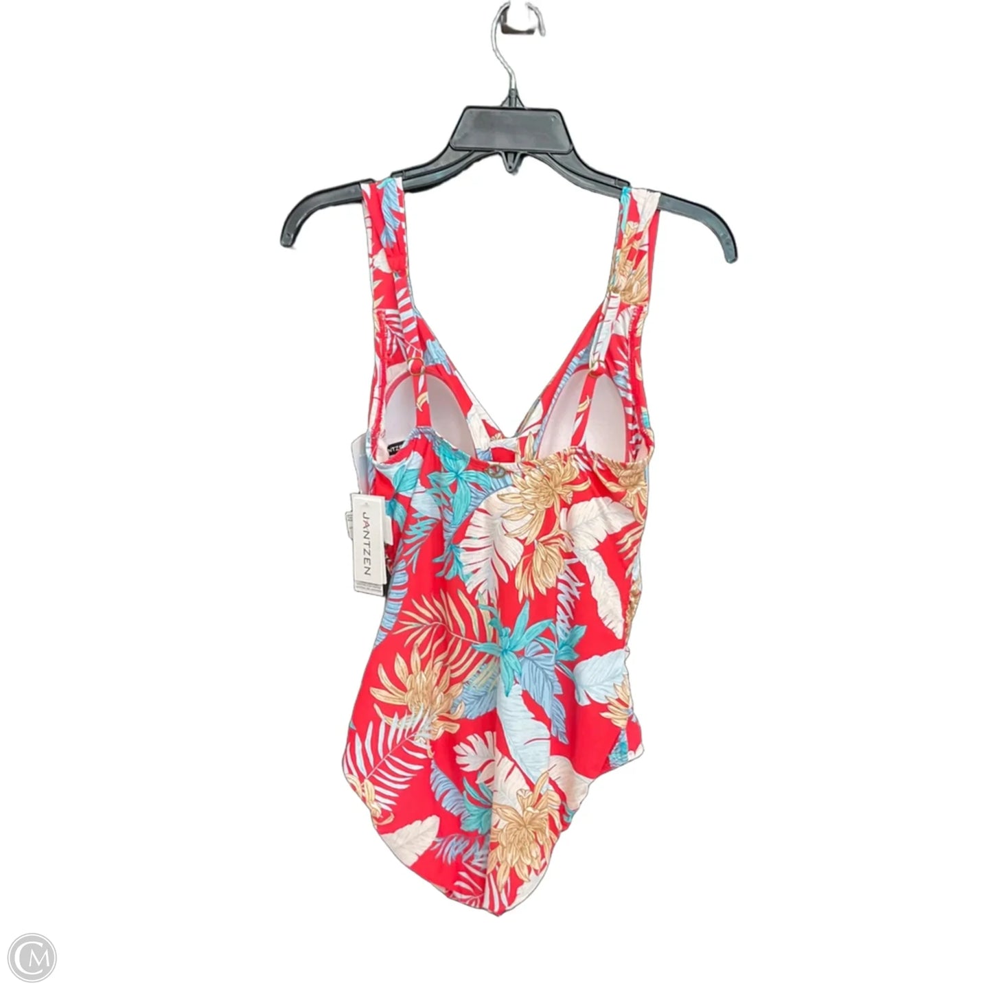 Swimsuit By Jantzen In Tropical Print, Size: M