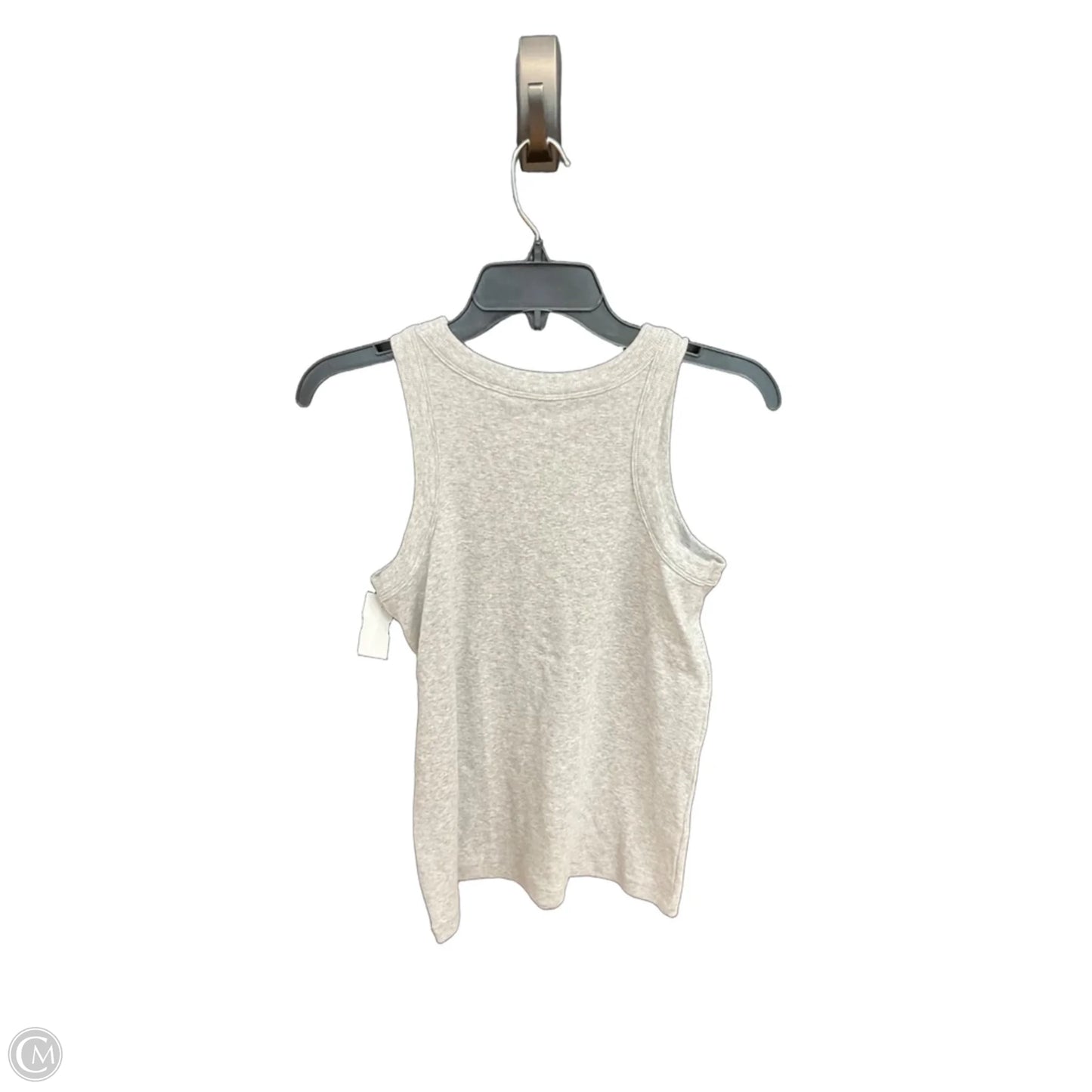 Top Sleeveless Basic By Loft In Grey, Size: L