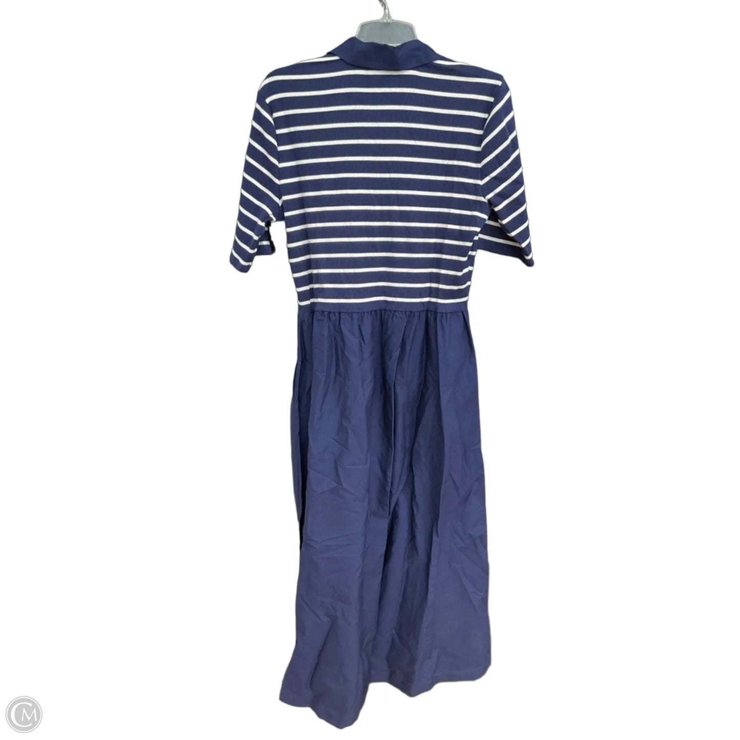 Dress Casual Maxi By J. Crew In Navy, Size: L
