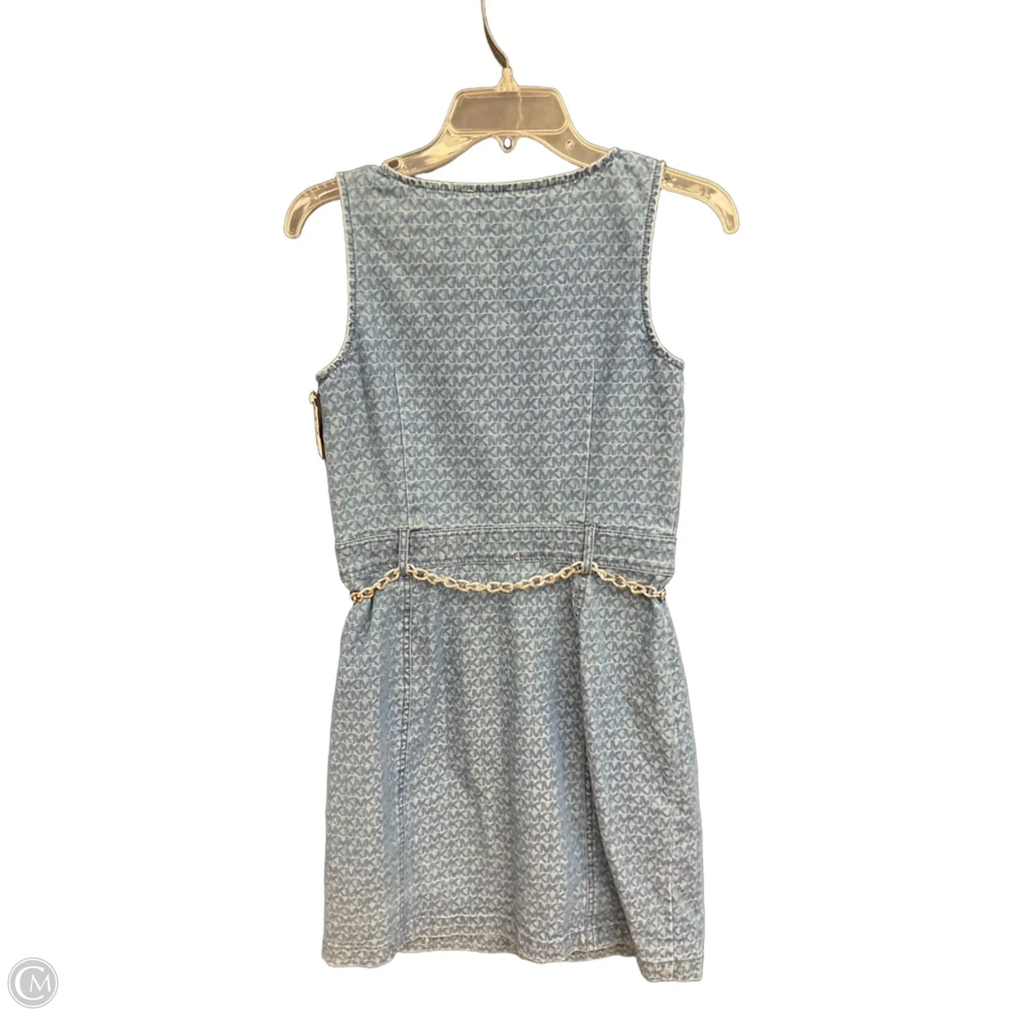 Dress Casual Midi By Michael By Michael Kors In Blue Denim, Size: 0