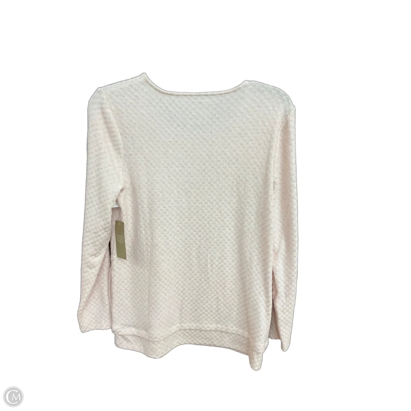 Top Long Sleeve By Chicos In Pink, Size: M