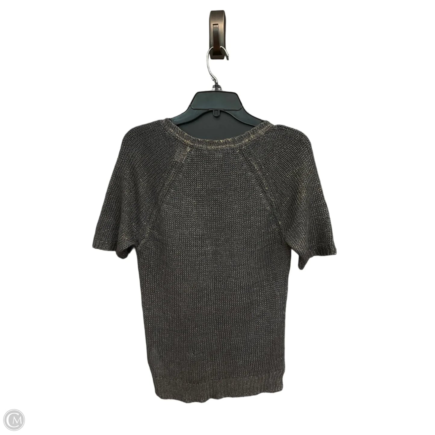 Top Short Sleeve By Boden In Grey, Size: M