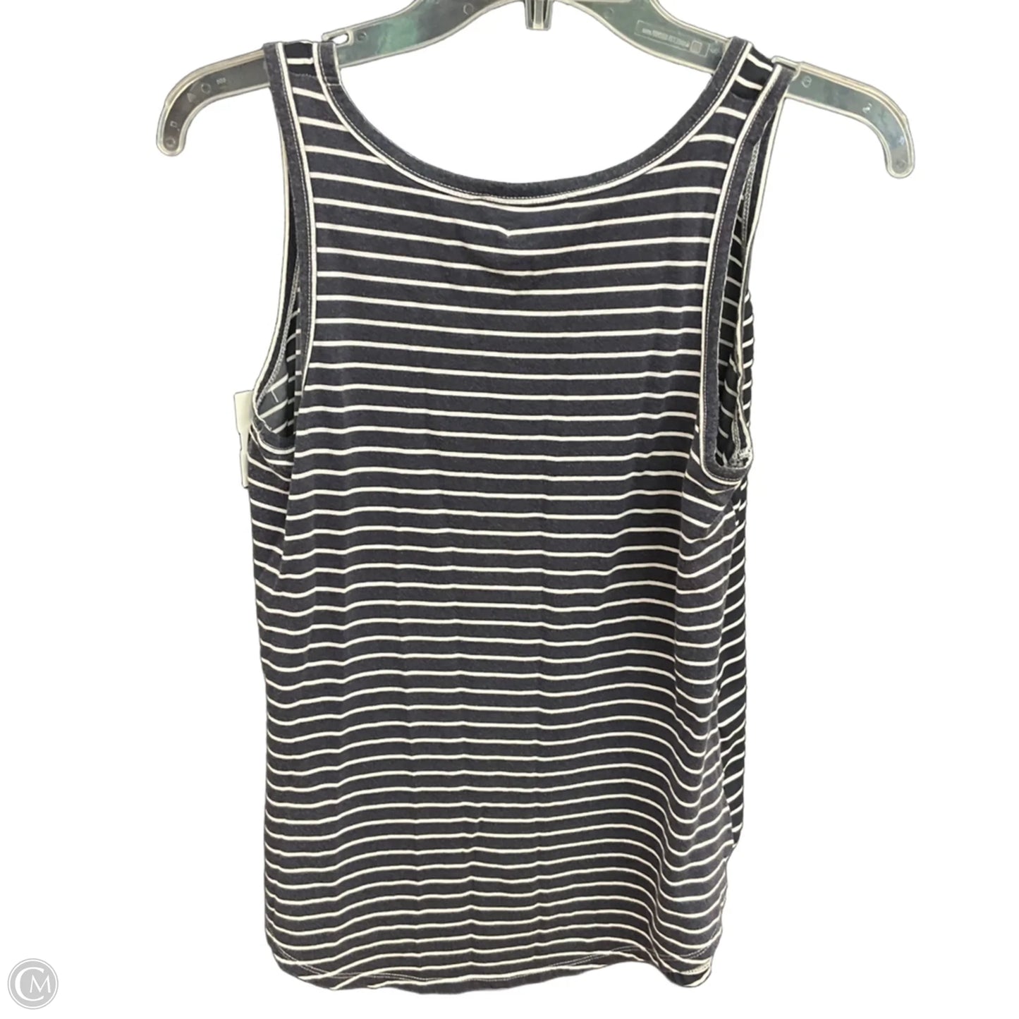 Top Sleeveless By Loft In Striped Pattern, Size: S