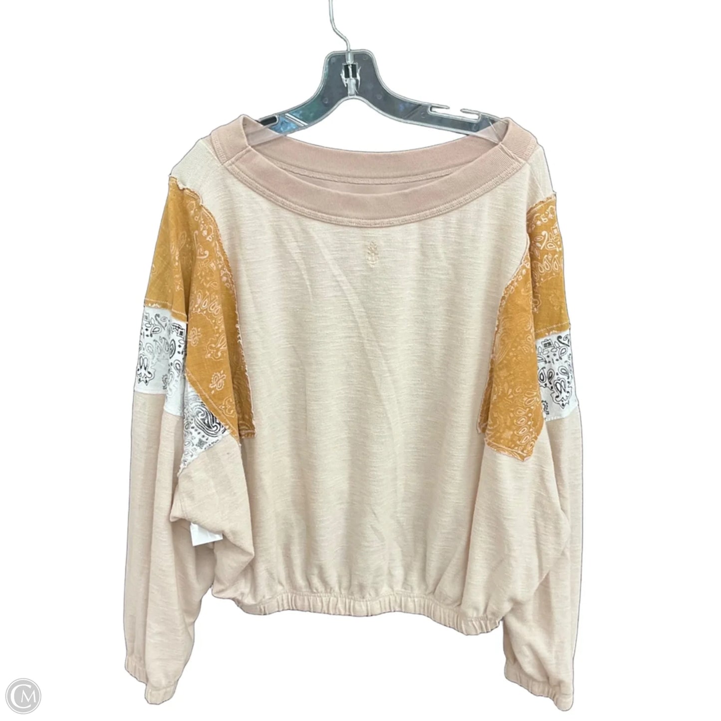 Top Long Sleeve By Free People In Cream, Size: M