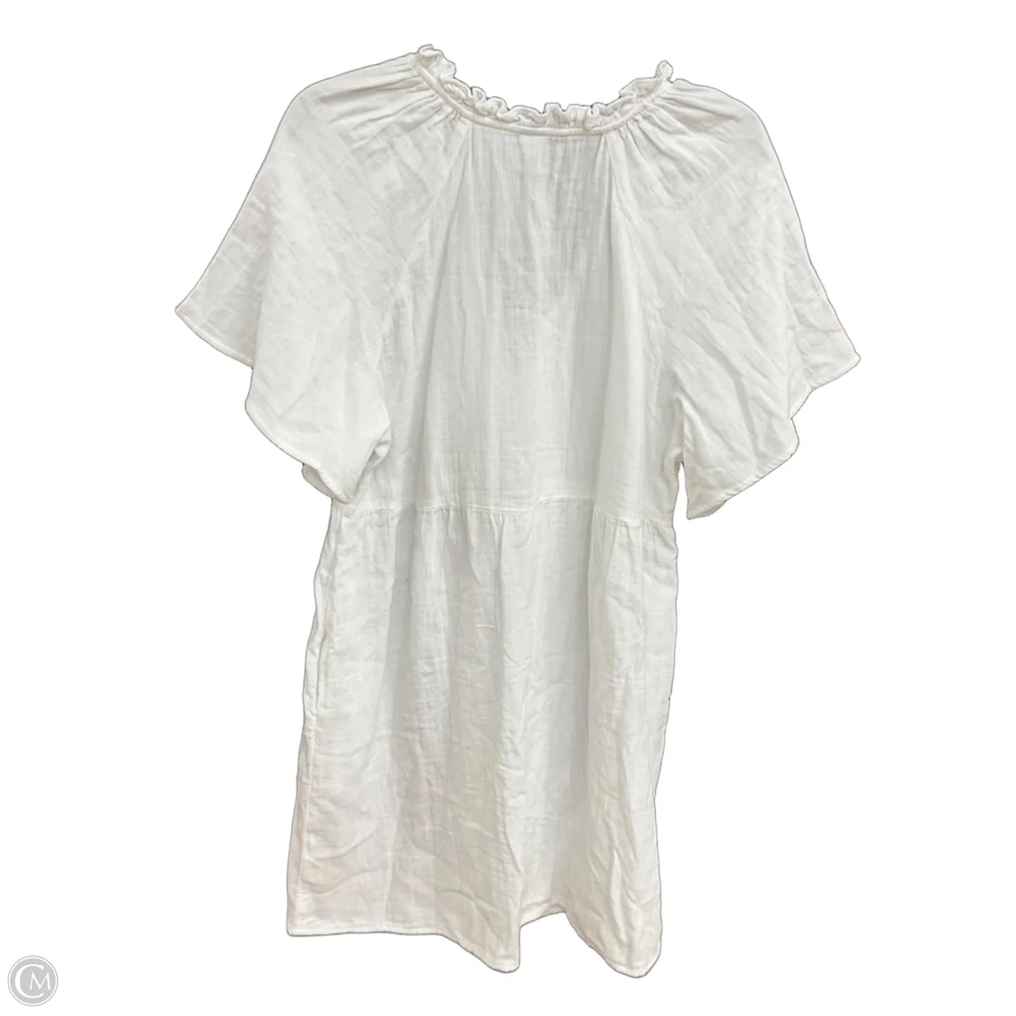 Dress Casual Midi By Old Navy In White, Size: L