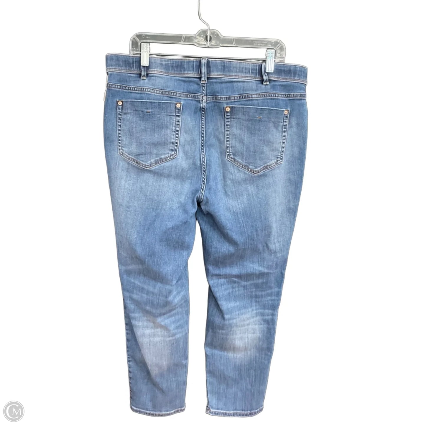 Jeans Straight By J. Jill In Blue Denim, Size: 18