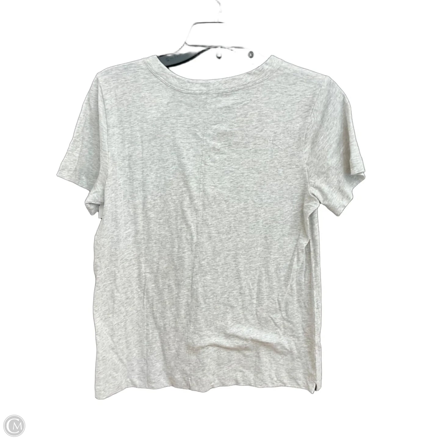 Top Short Sleeve Basic By Loft In Grey, Size: S