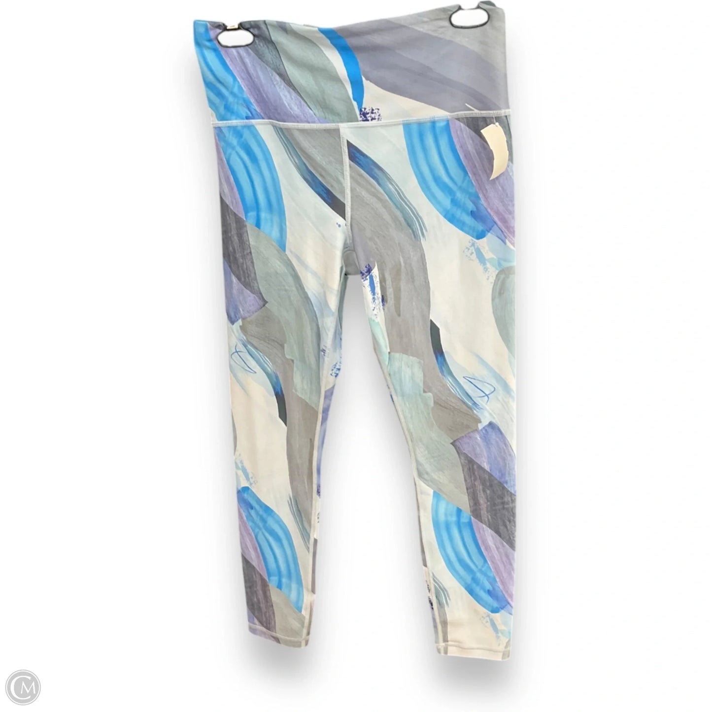 Athletic Leggings By Athleta In Multi-colored, Size: M