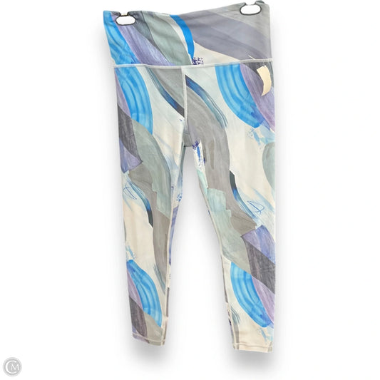Athletic Leggings By Athleta In Multi-colored, Size: M