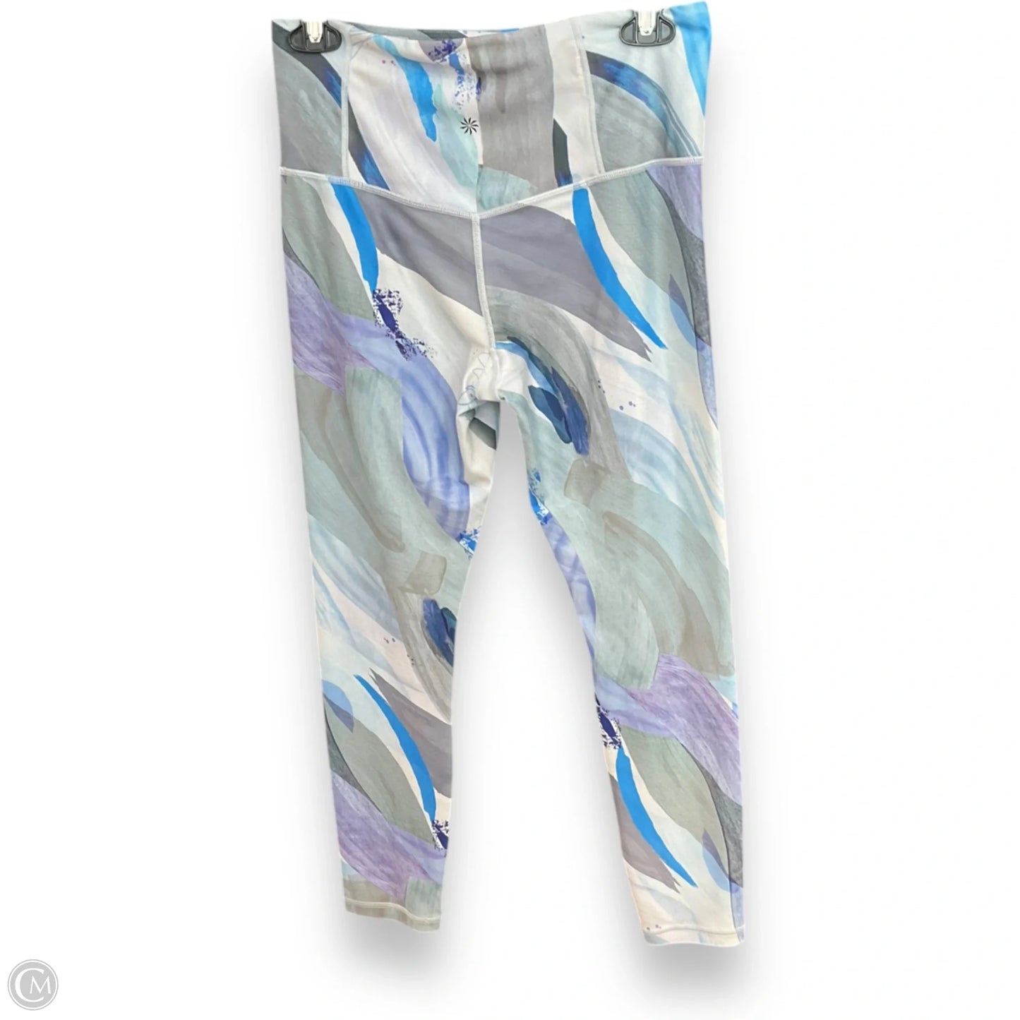 Athletic Leggings By Athleta In Multi-colored, Size: M