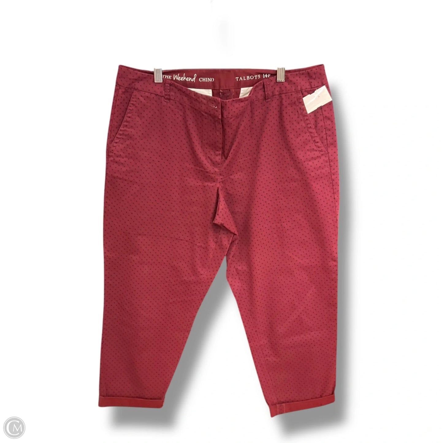 Pants Chinos & Khakis By Talbots In Maroon, Size: 14p