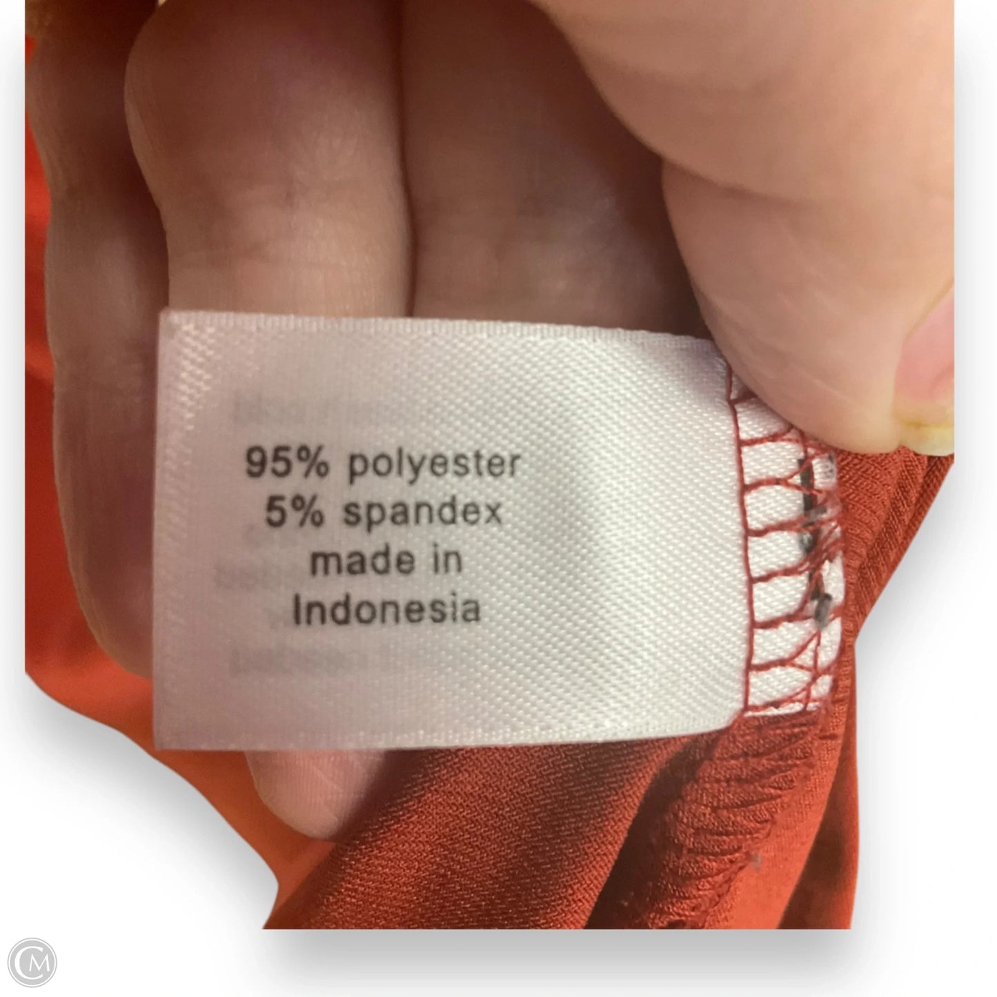 Top 3/4 Sleeve By Lane Bryant In Orange, Size: Xl