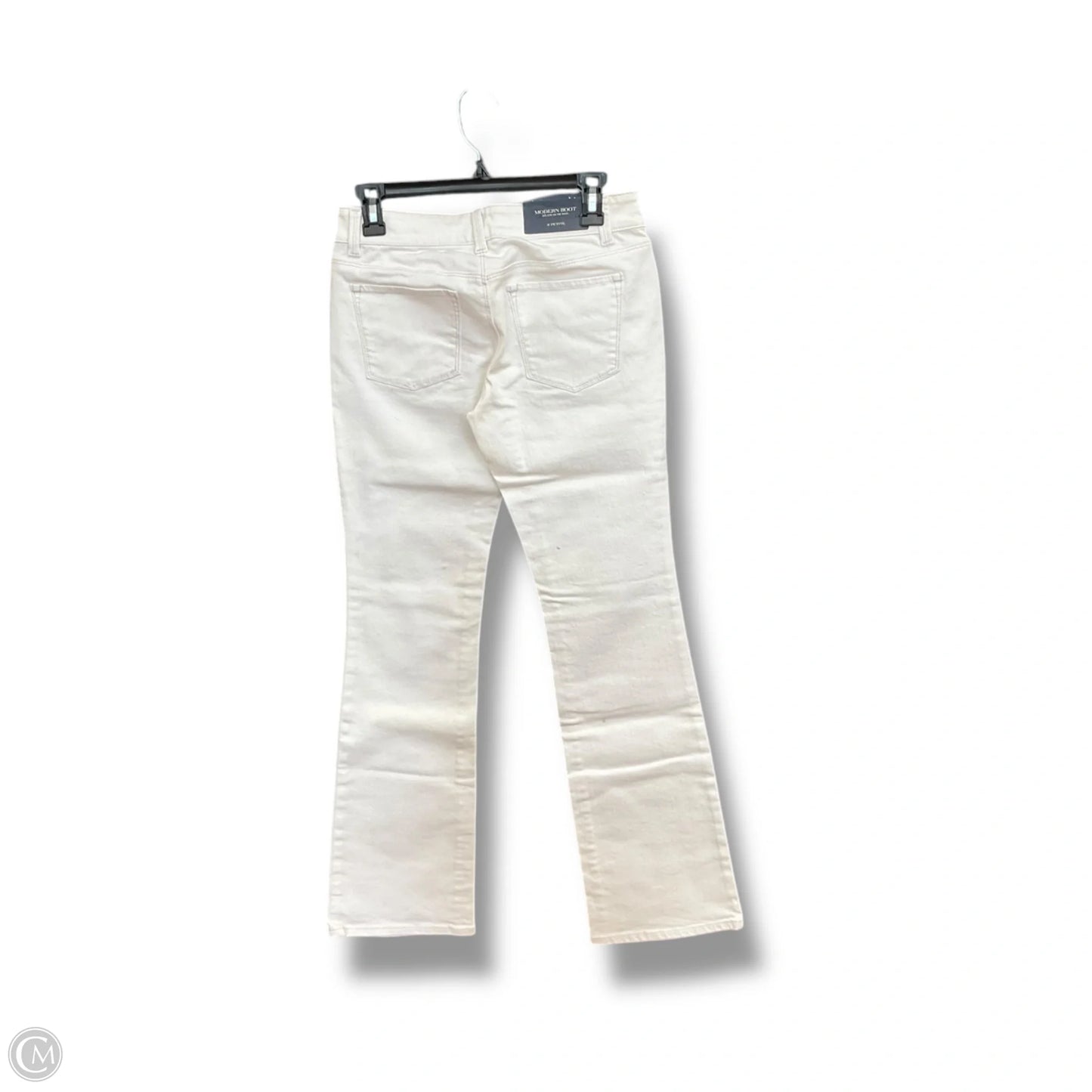 Jeans Boot Cut By Ann Taylor In White, Size: 0p