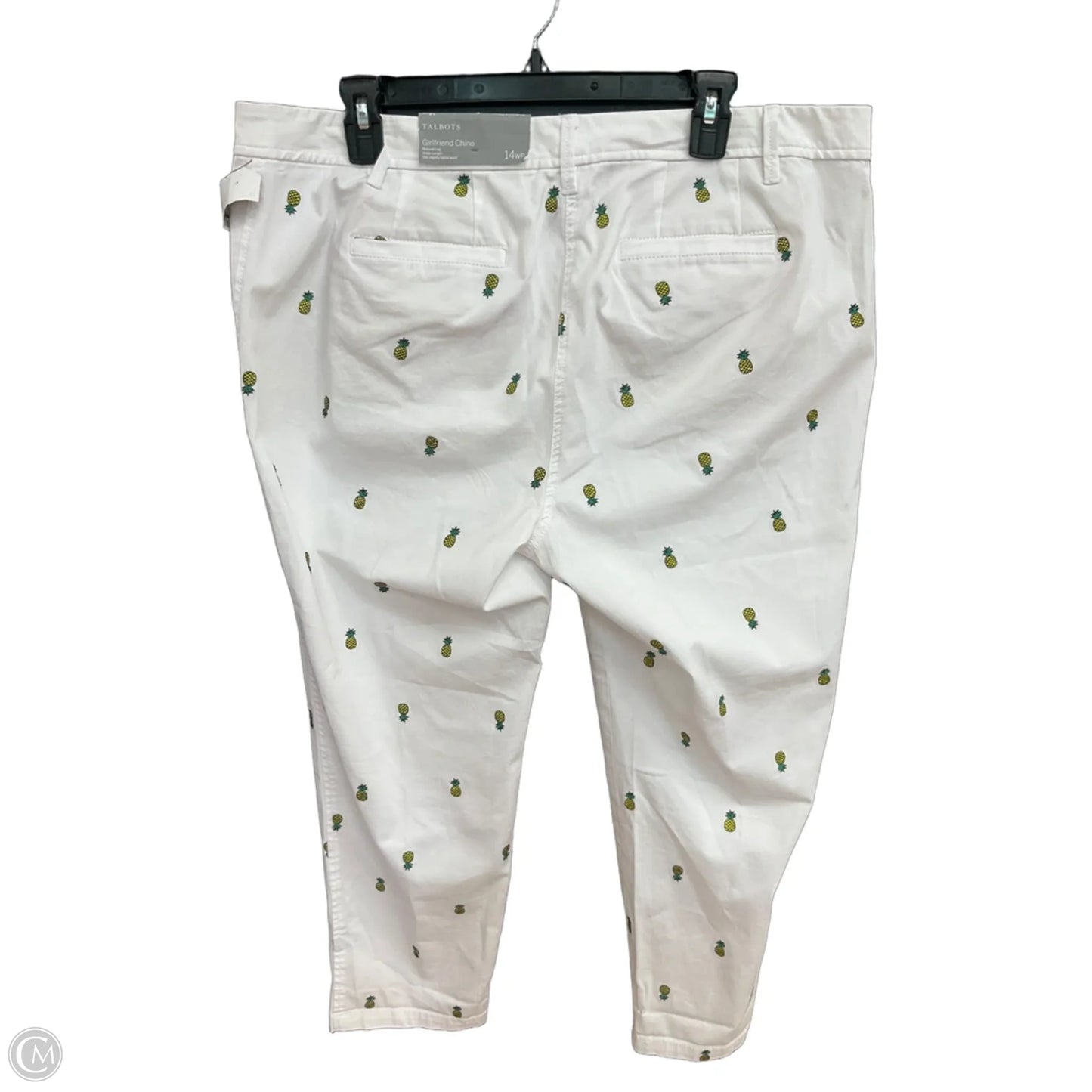 Pants Cropped By Talbots In White, Size: 14p