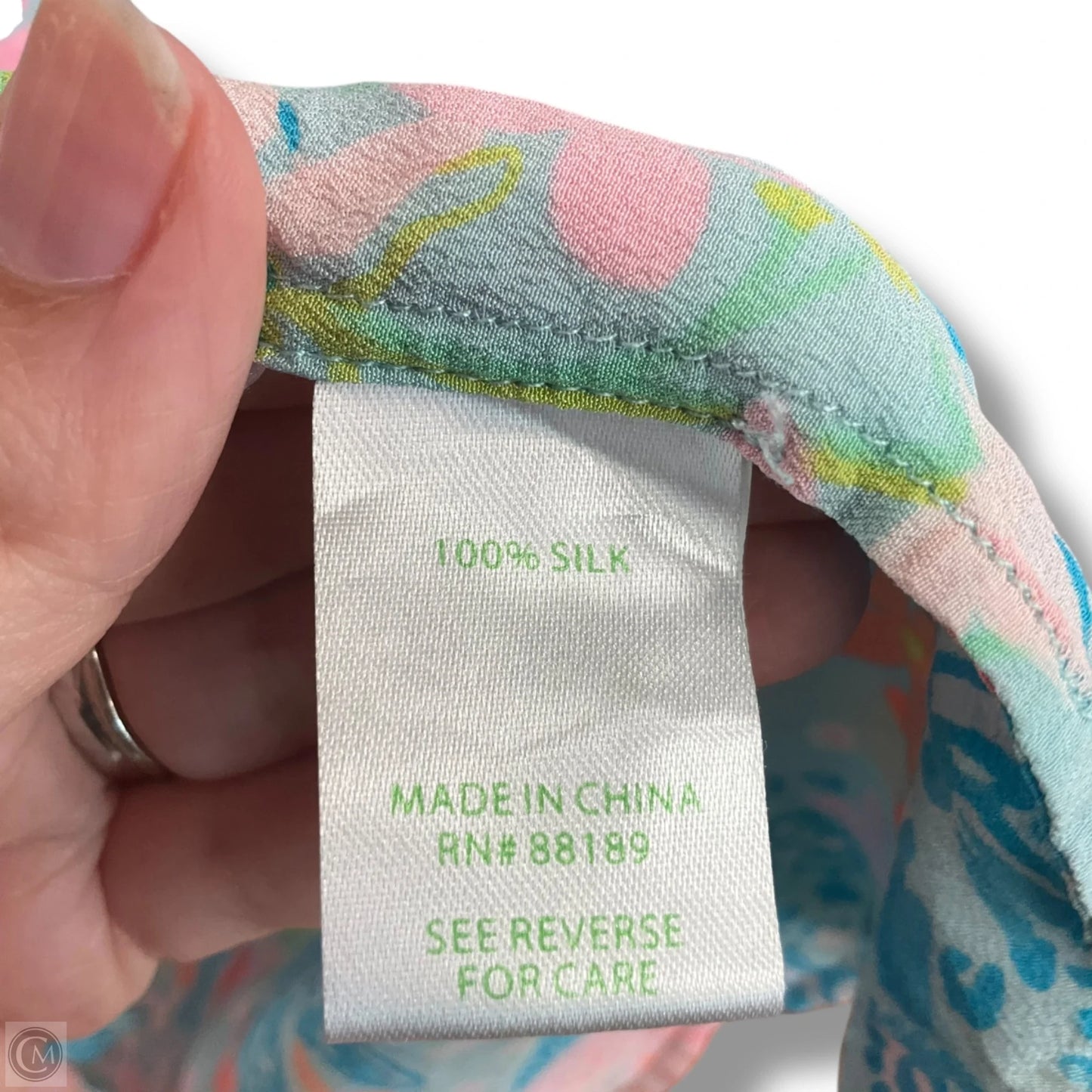 Top Long Sleeve Designer By Lilly Pulitzer In Multi-colored, Size: 2x