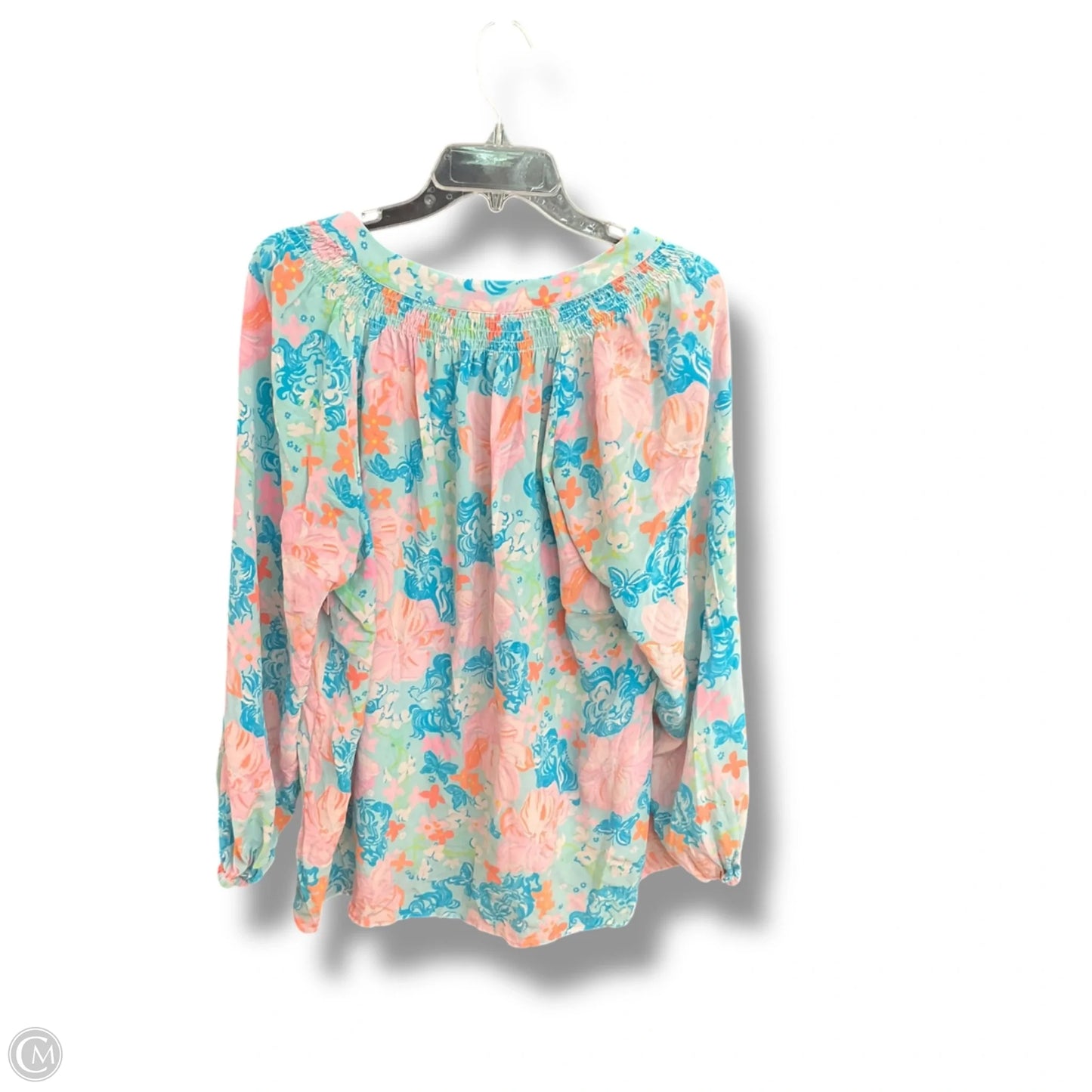 Top Long Sleeve Designer By Lilly Pulitzer In Multi-colored, Size: 2x