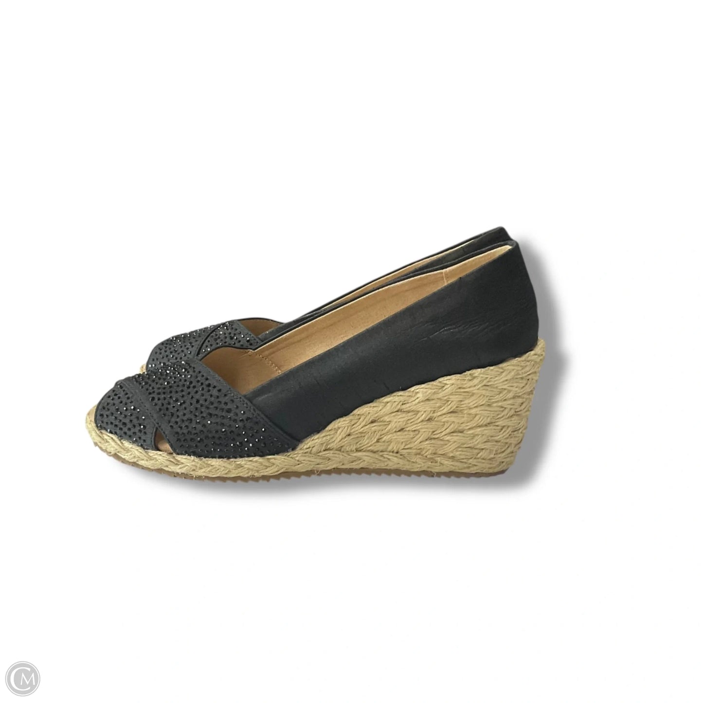Shoes Heels Wedge By Anne Klein In Black, Size: 6.5