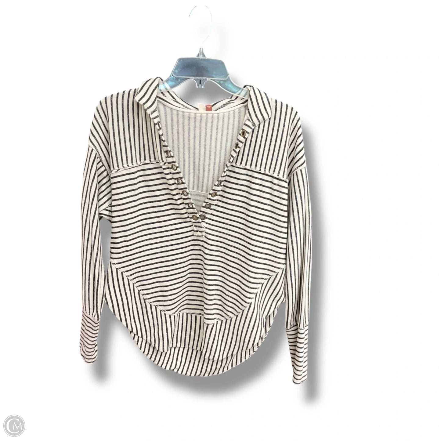 Top Long Sleeve By Pilcro In Striped Pattern, Size: Xxs