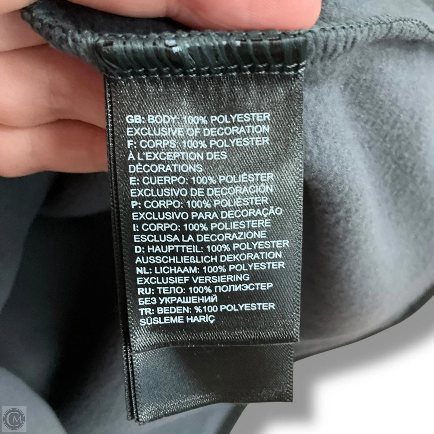 Top Long Sleeve By The North Face In Grey, Size: S