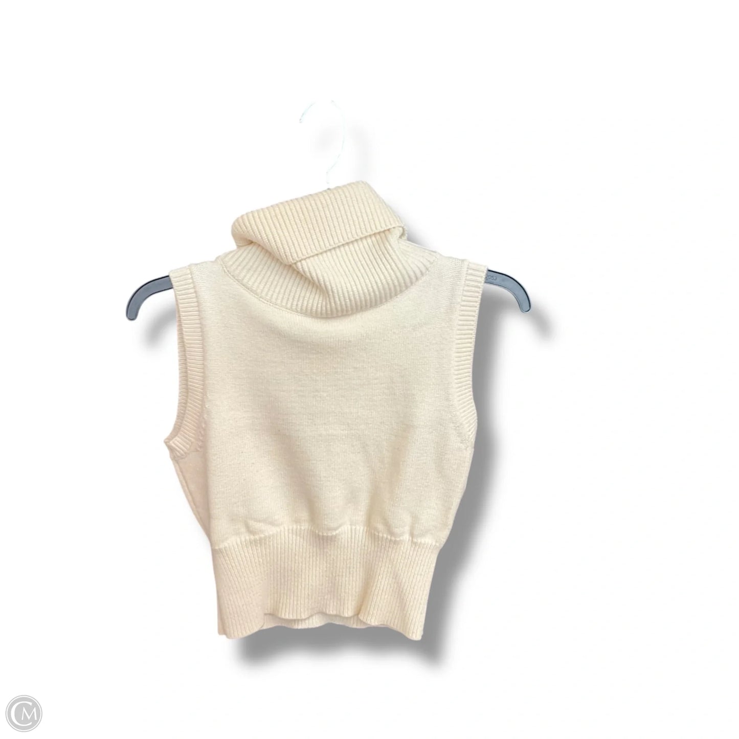 Vest Sweater By Zara In Cream, Size: Xs