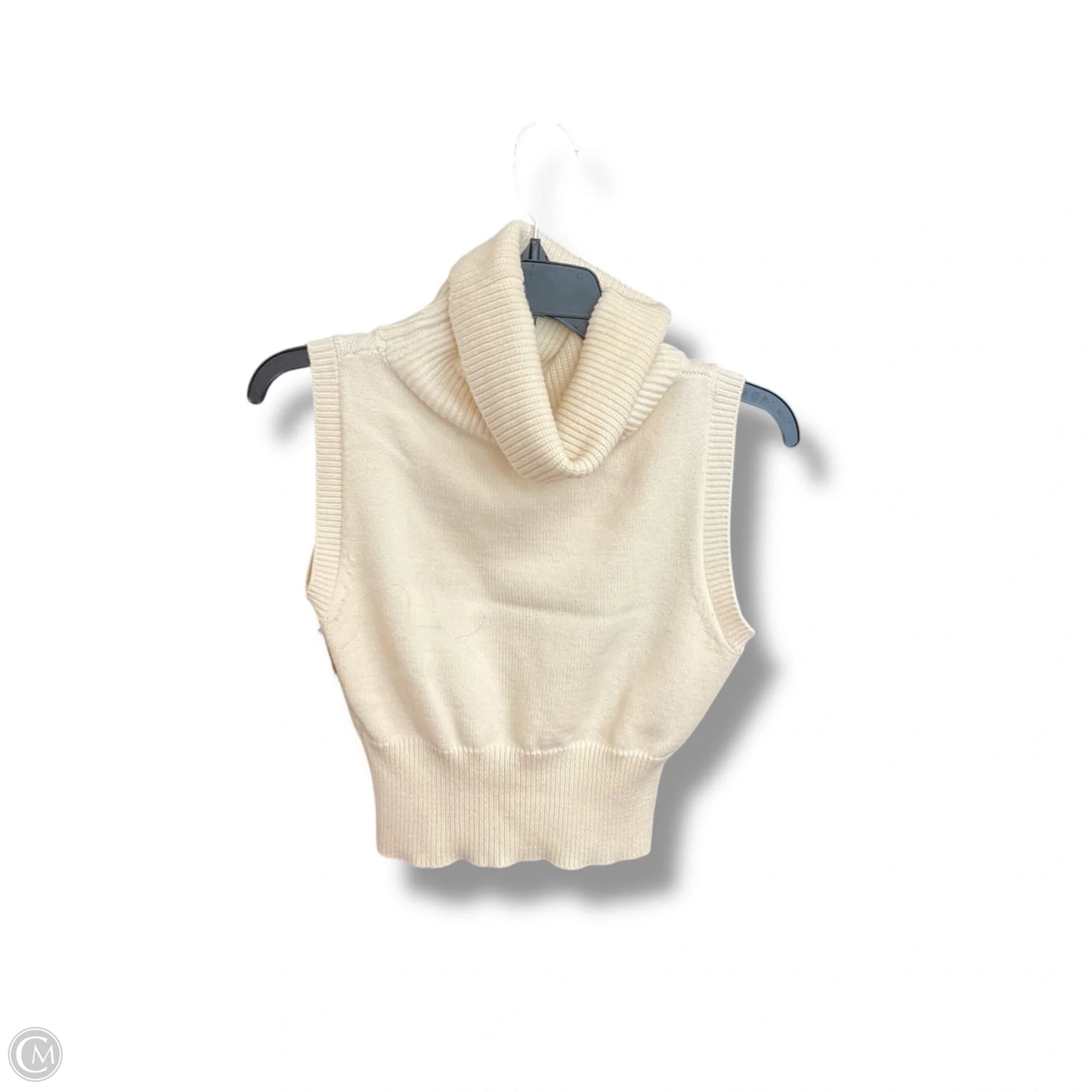Vest Sweater By Zara In Cream, Size: Xs