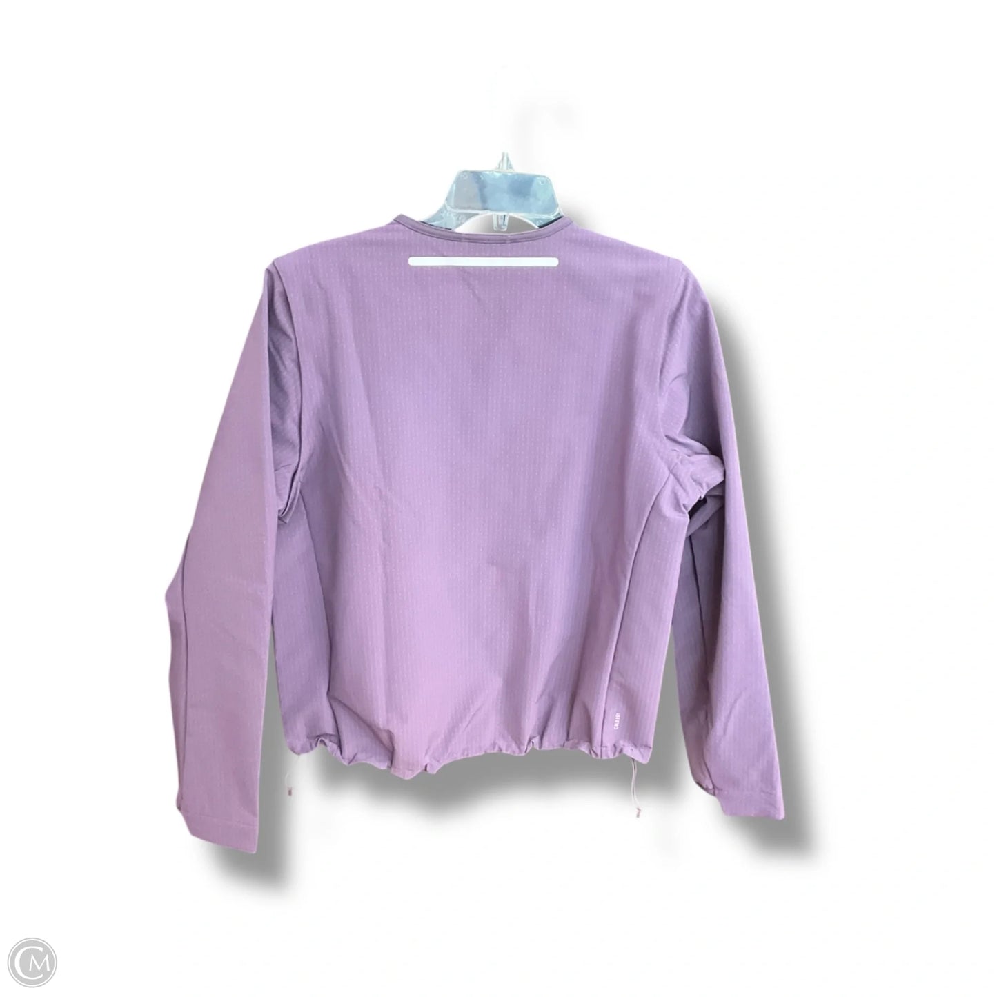 Athletic Jacket By Adidas In Purple, Size: M