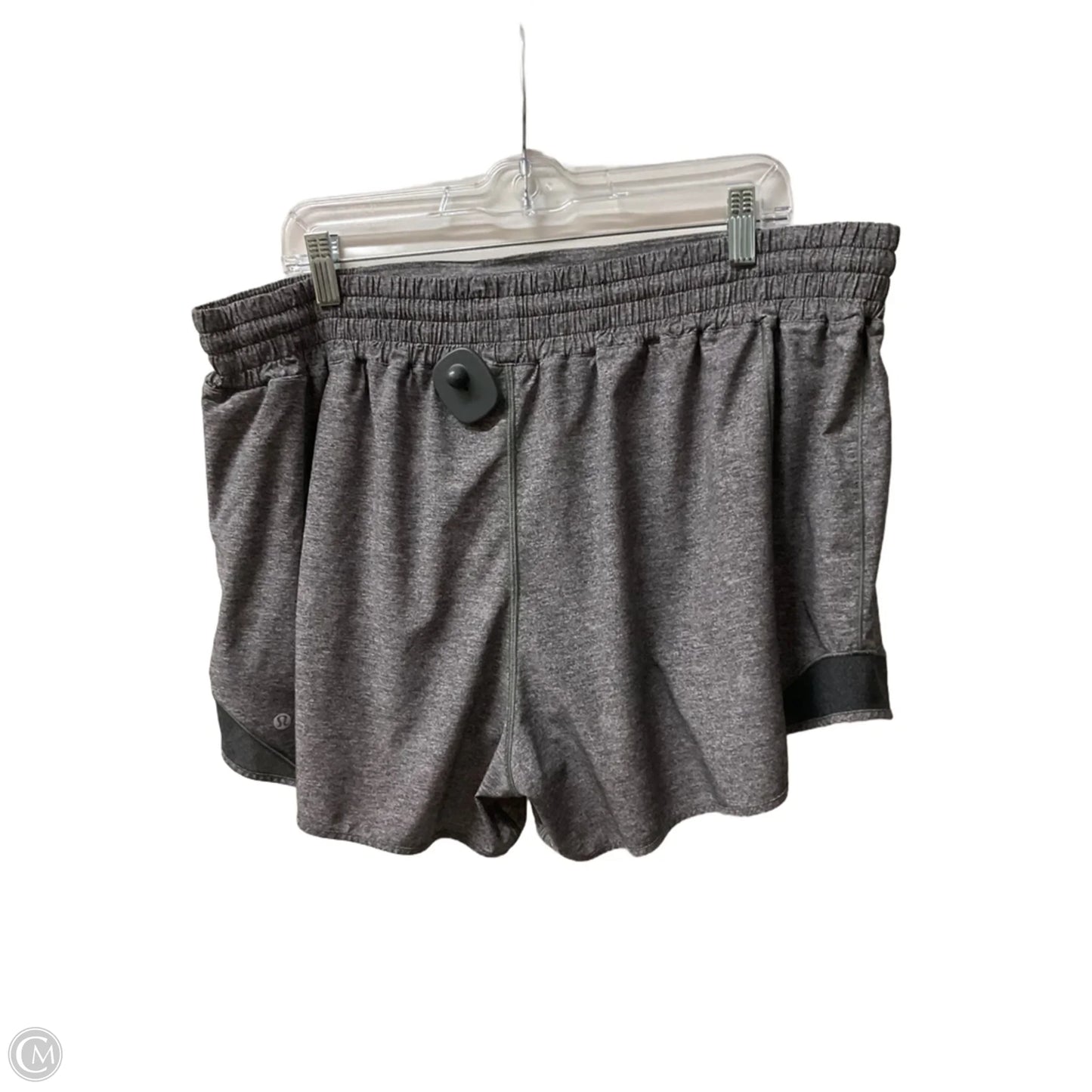 Athletic Shorts By Lululemon In Grey, Size: 20