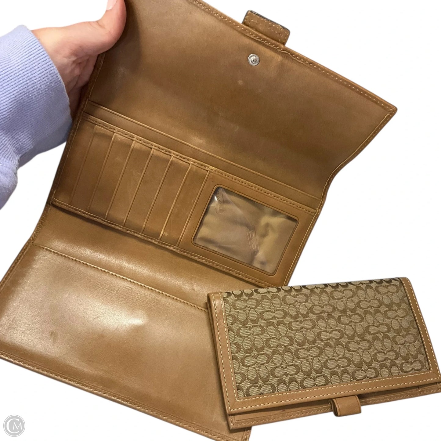 Wallet Designer By Coach, Size: Large