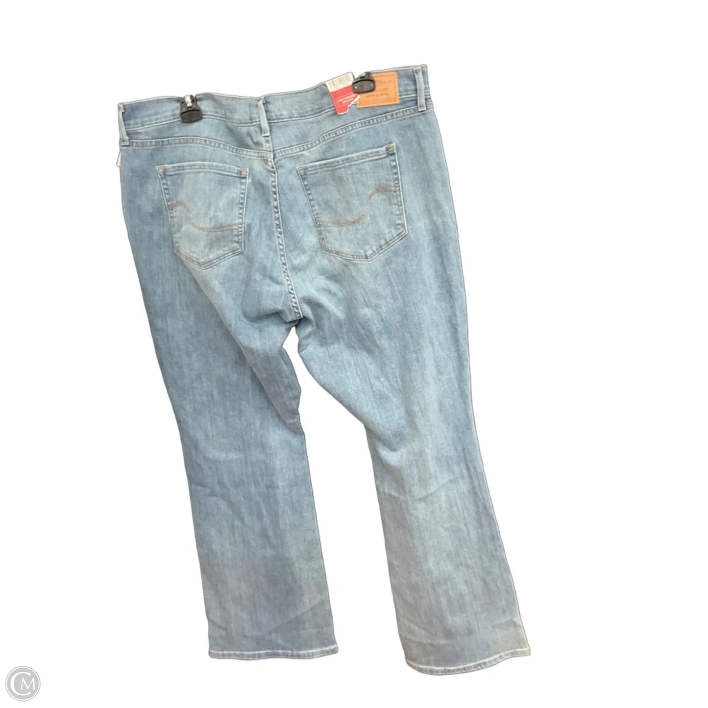 Jeans Flared By Levis In Blue Denim, Size: 20