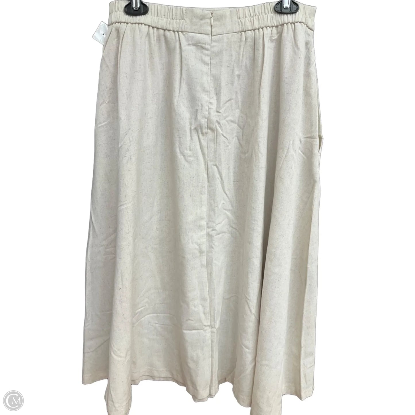 Skirt Maxi By Cmc In Cream, Size: L