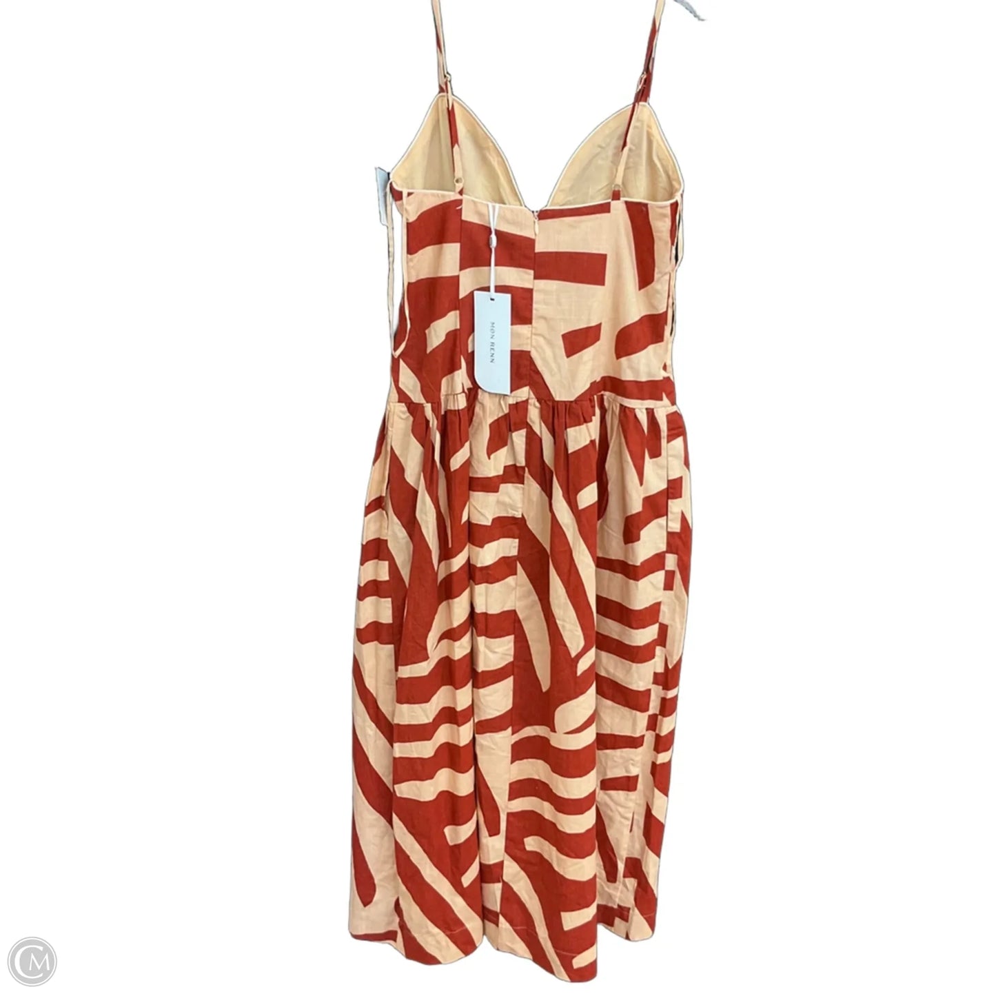 Dress Casual Maxi By Cmb In Orange & Yellow, Size: Xs