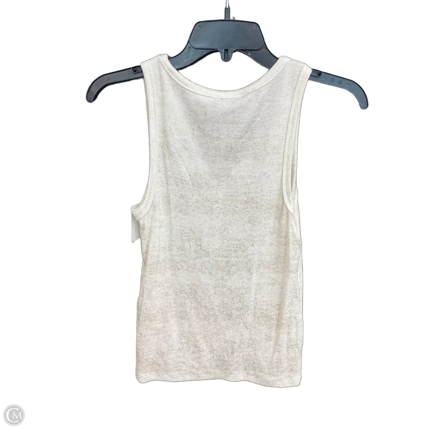 Top Sleeveless By Zara In Cream, Size: S