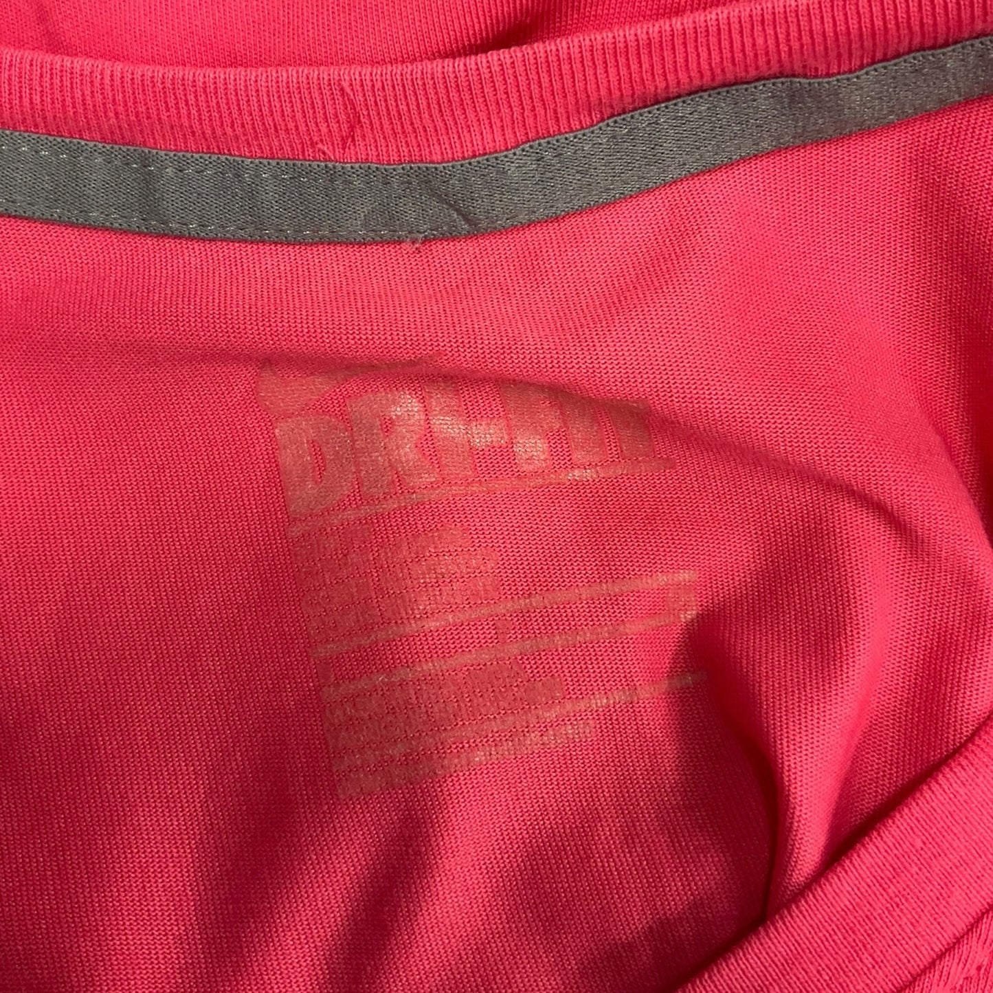 Athletic Top Short Sleeve By Nike Apparel In Pink, Size: M