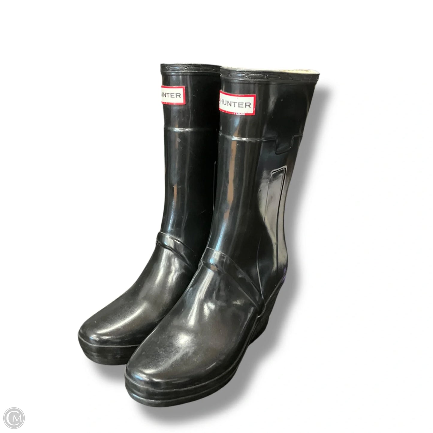 Boots Rain By Hunter In Black, Size: 6