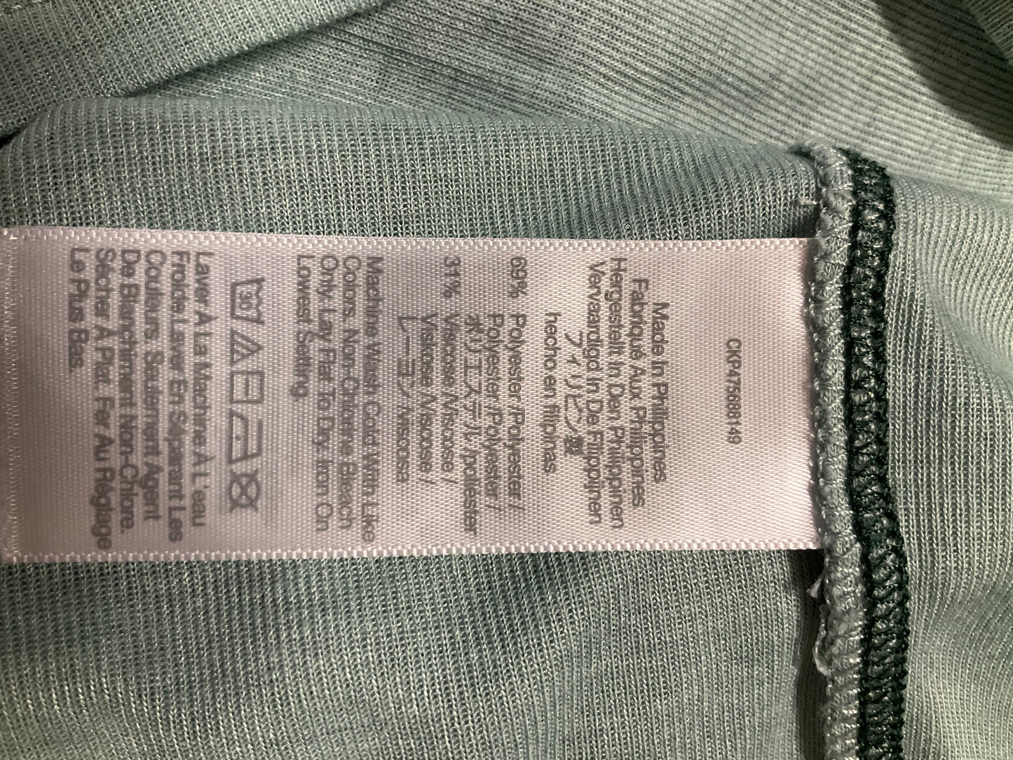 Top Long Sleeve By Madewell In Green, Size: L