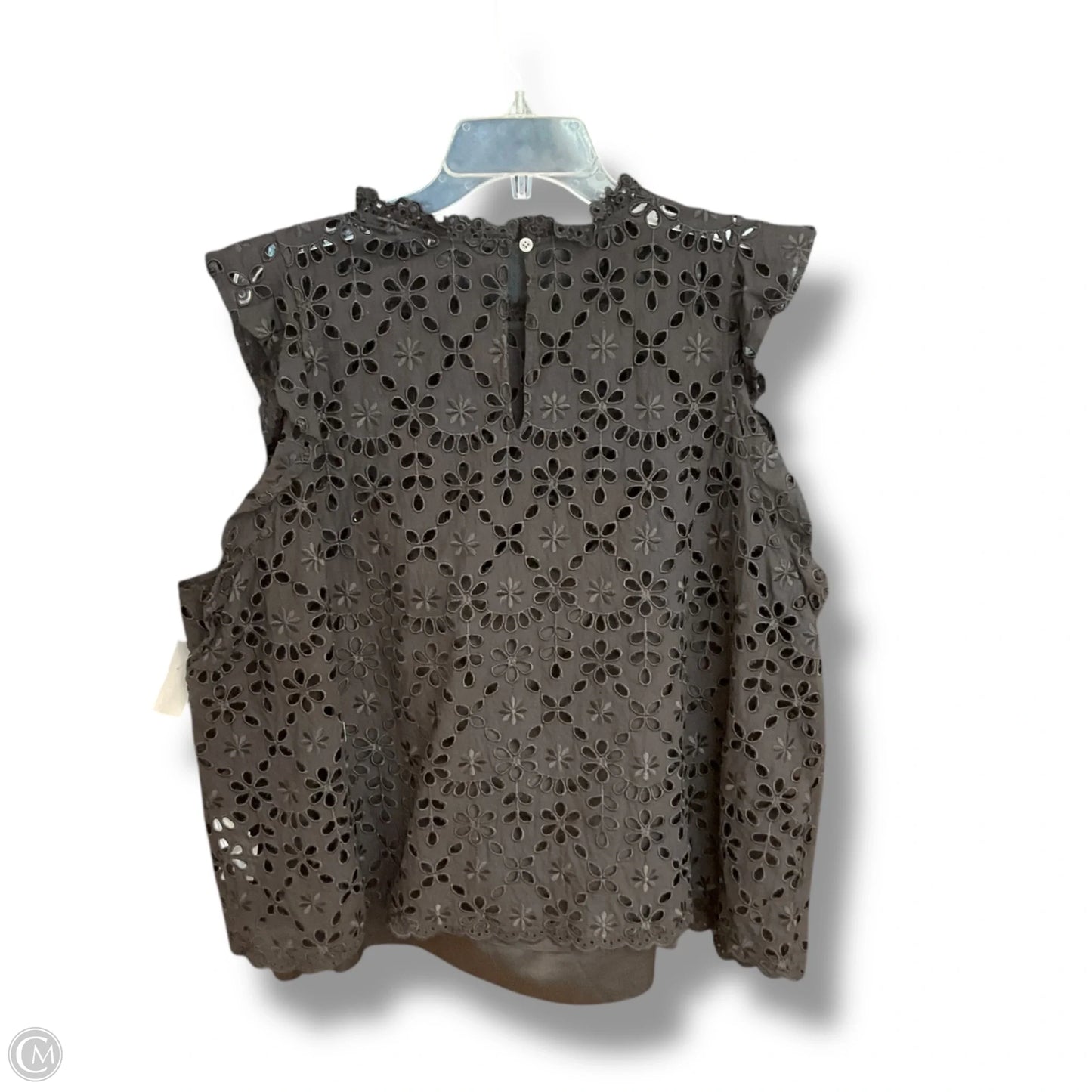 Top Sleeveless By J. Crew In Black, Size: 3x
