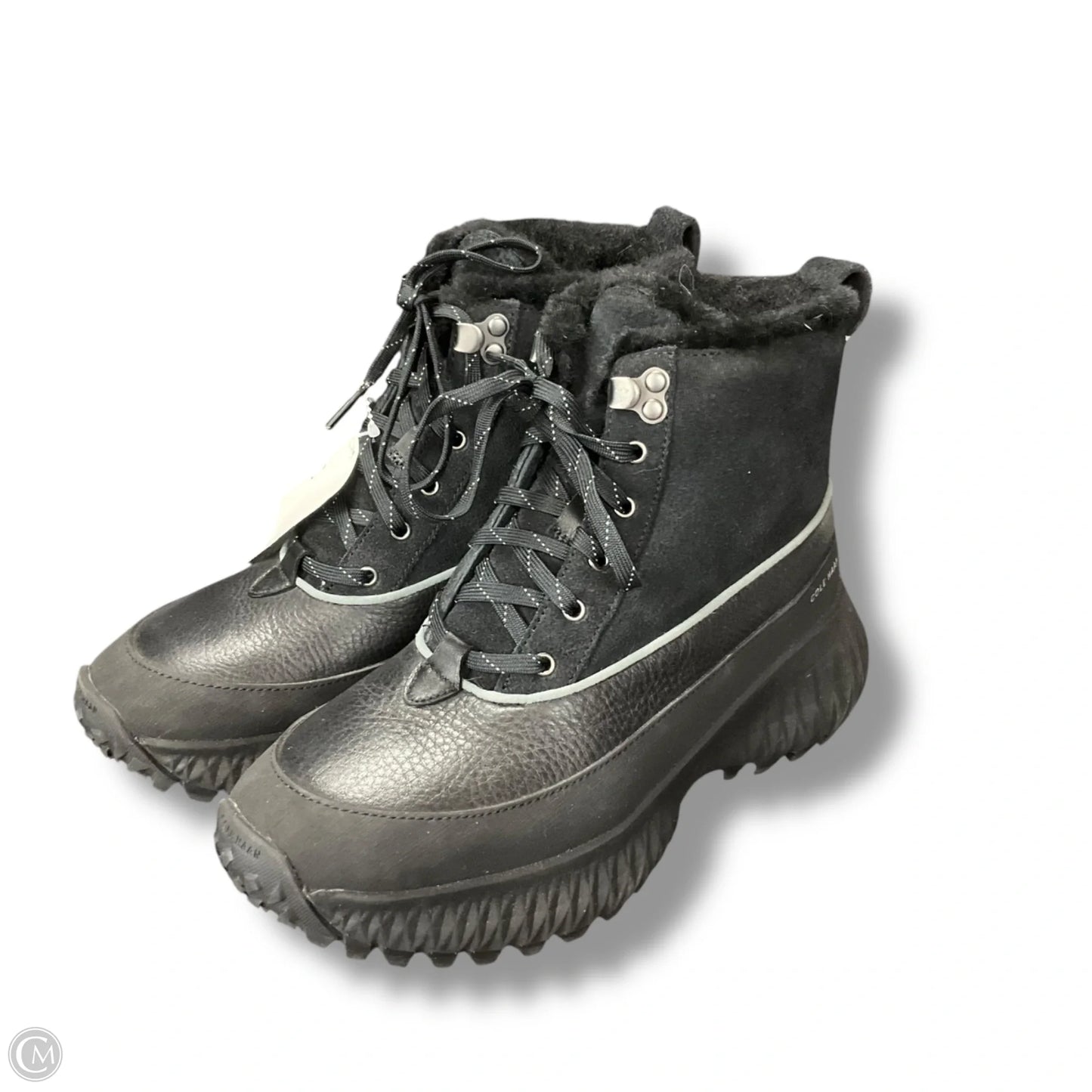 Boots Hiking By Cole-haan In Black, Size: 7.5